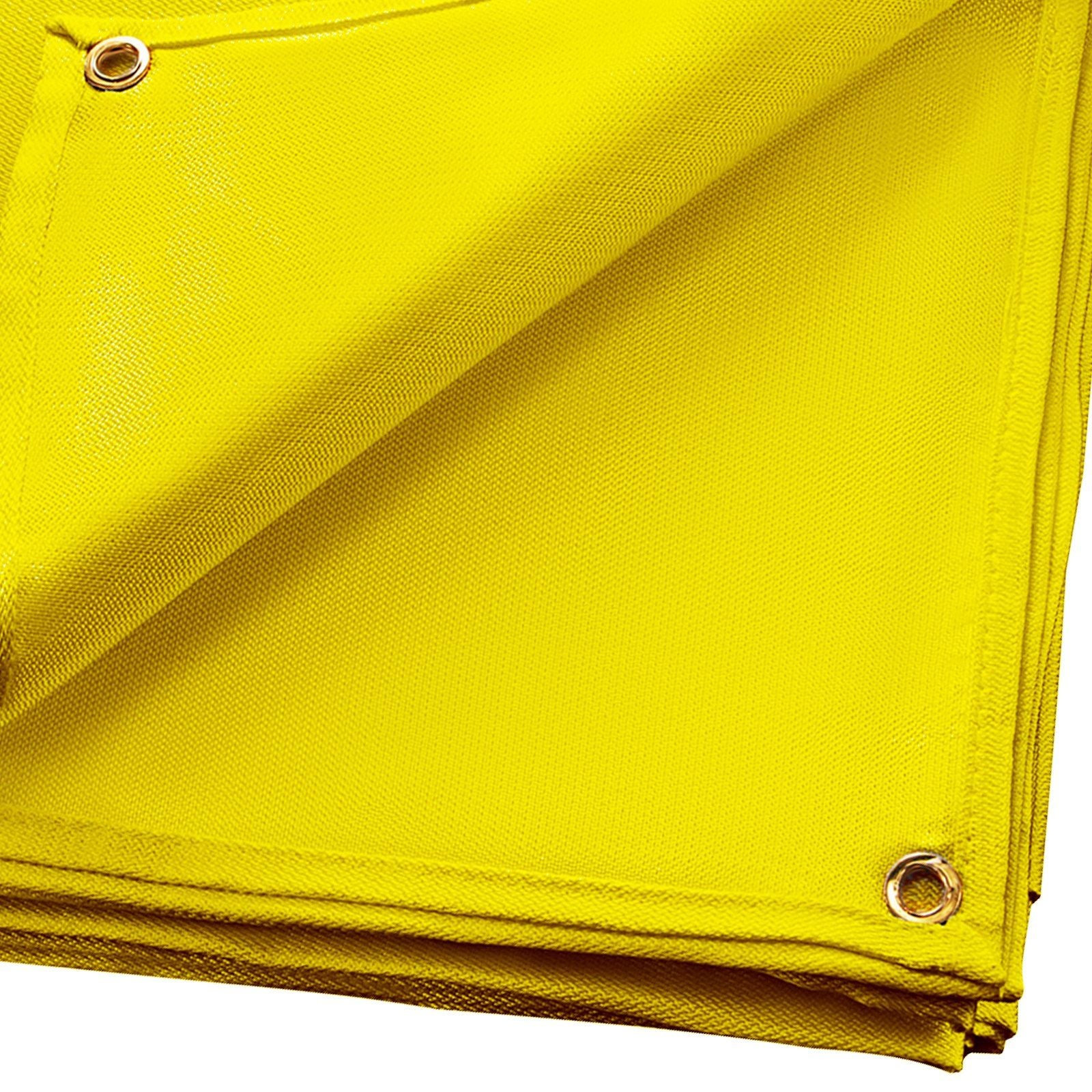 VEVOR 8 x 10 Ft Welding Blanket Gold Fiberglass Blanket Portable Fiberglass Fire Retardant Blanket Welding Mat Welding Fireproof