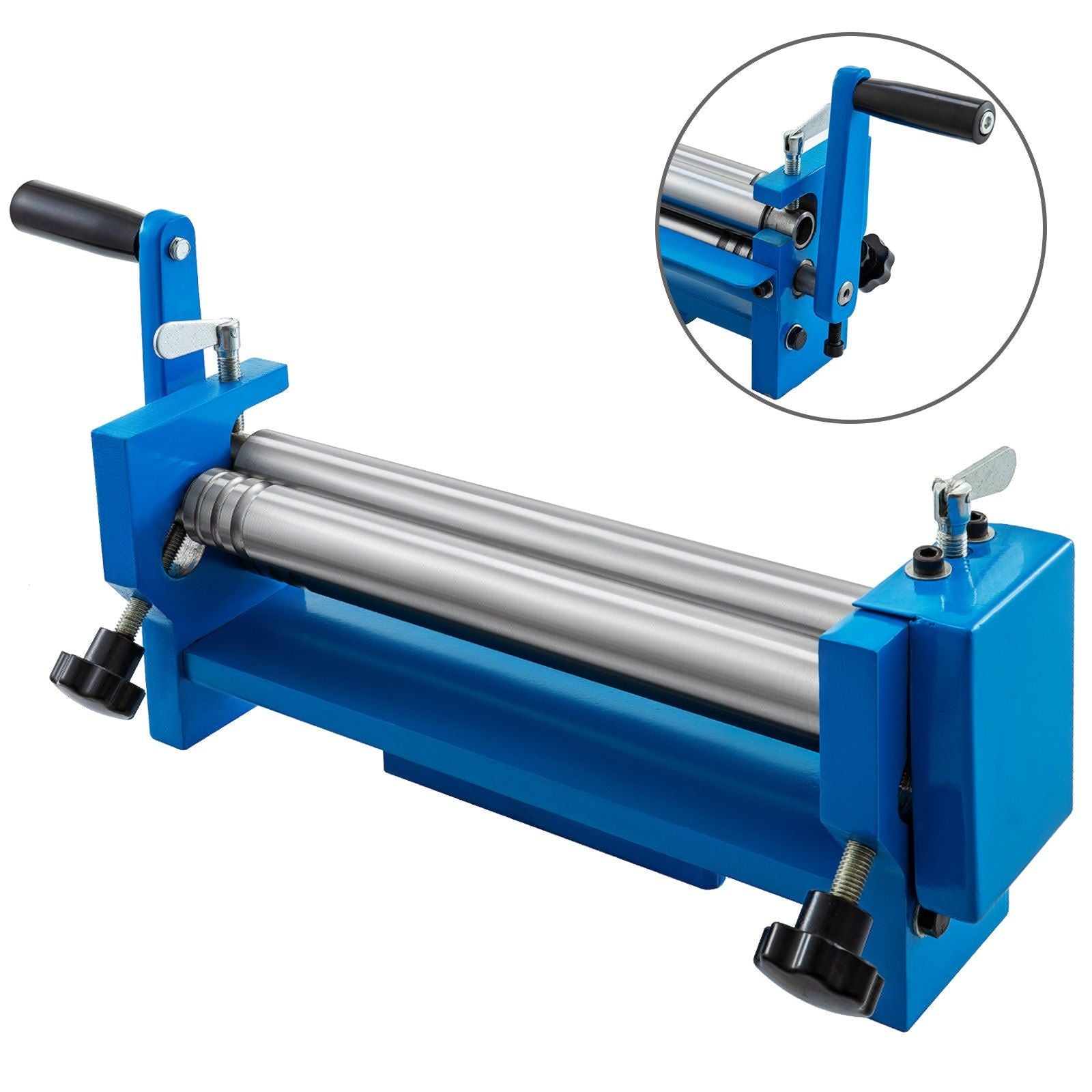 VEVOR SJ 300 Slip Roll Machine, Max 12inch/300mm Forming Width & 1mm Thickness Sheet Metal Roller, Manual Slip Roll with Crank H