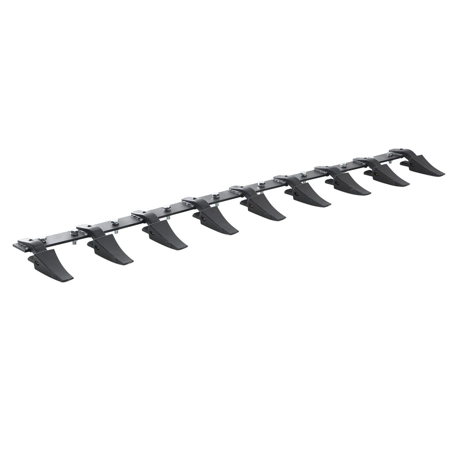 VEVOR Bucket Tooth Bar, 72, Heavy Duty Tractor Bucket 9 Teeth Bar for Loader Tractor Skidsteer, 4560 lbs Load-Bearing Capacity