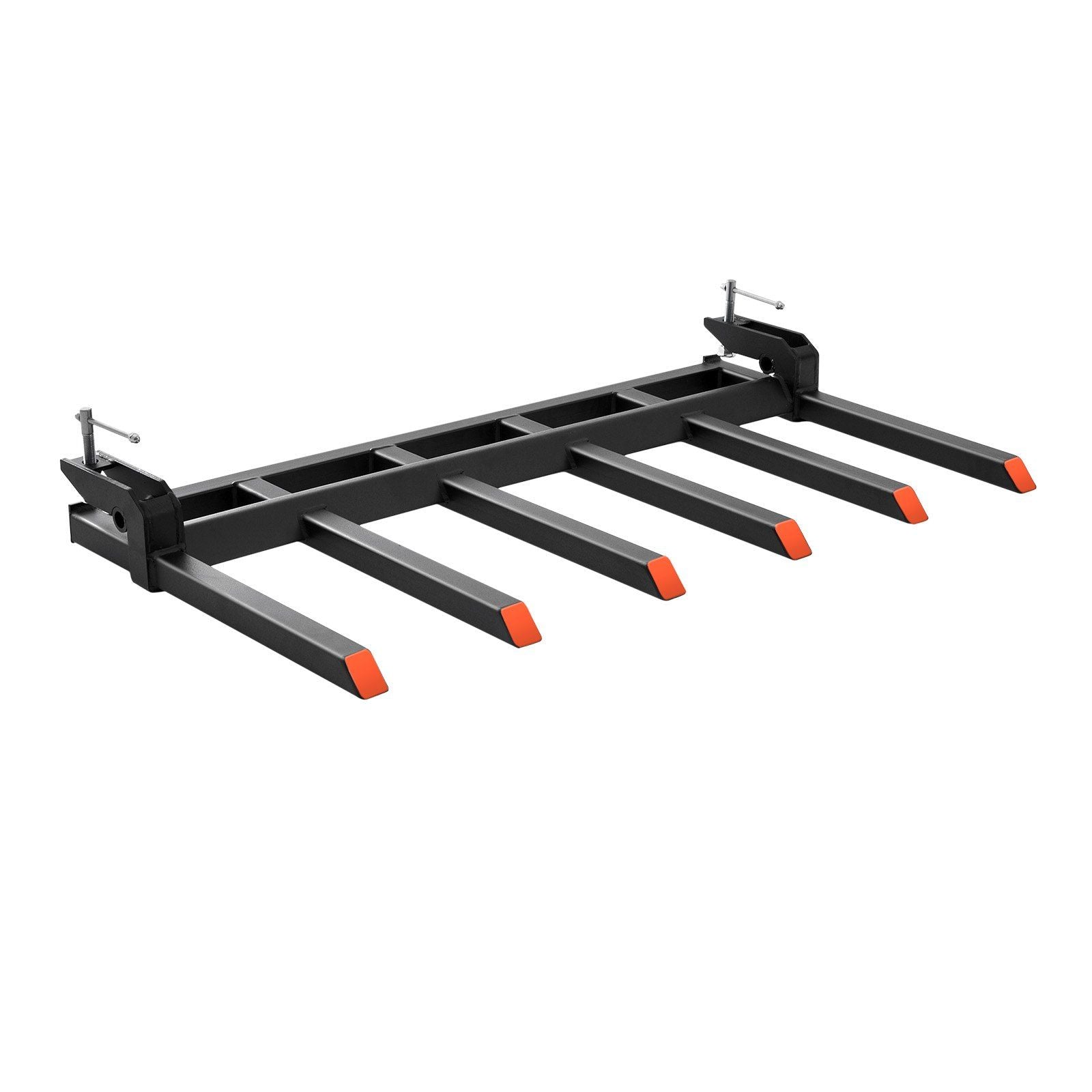 VEVOR Clamp on Debris Forks to 60 Bucket, 4560 lbs Capacity Heavy Duty Clamp on Pallet Forks Bucket Attachments, Fit for Loader 