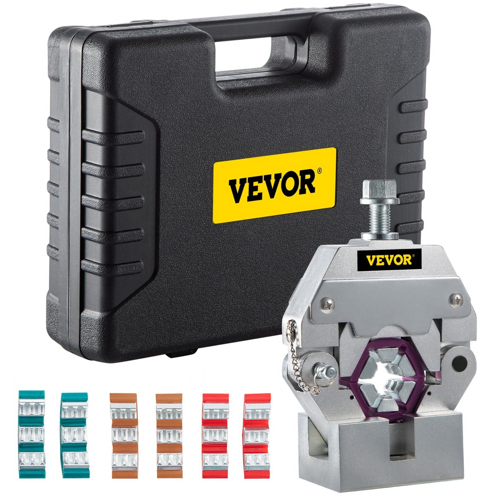 VEVOR Manually Operated AC Hose Crimper Hydra-Krimp 71550 Manual AC Hose Crimper Kit Air Conditioning Repair Handheld AC Hose Cr
