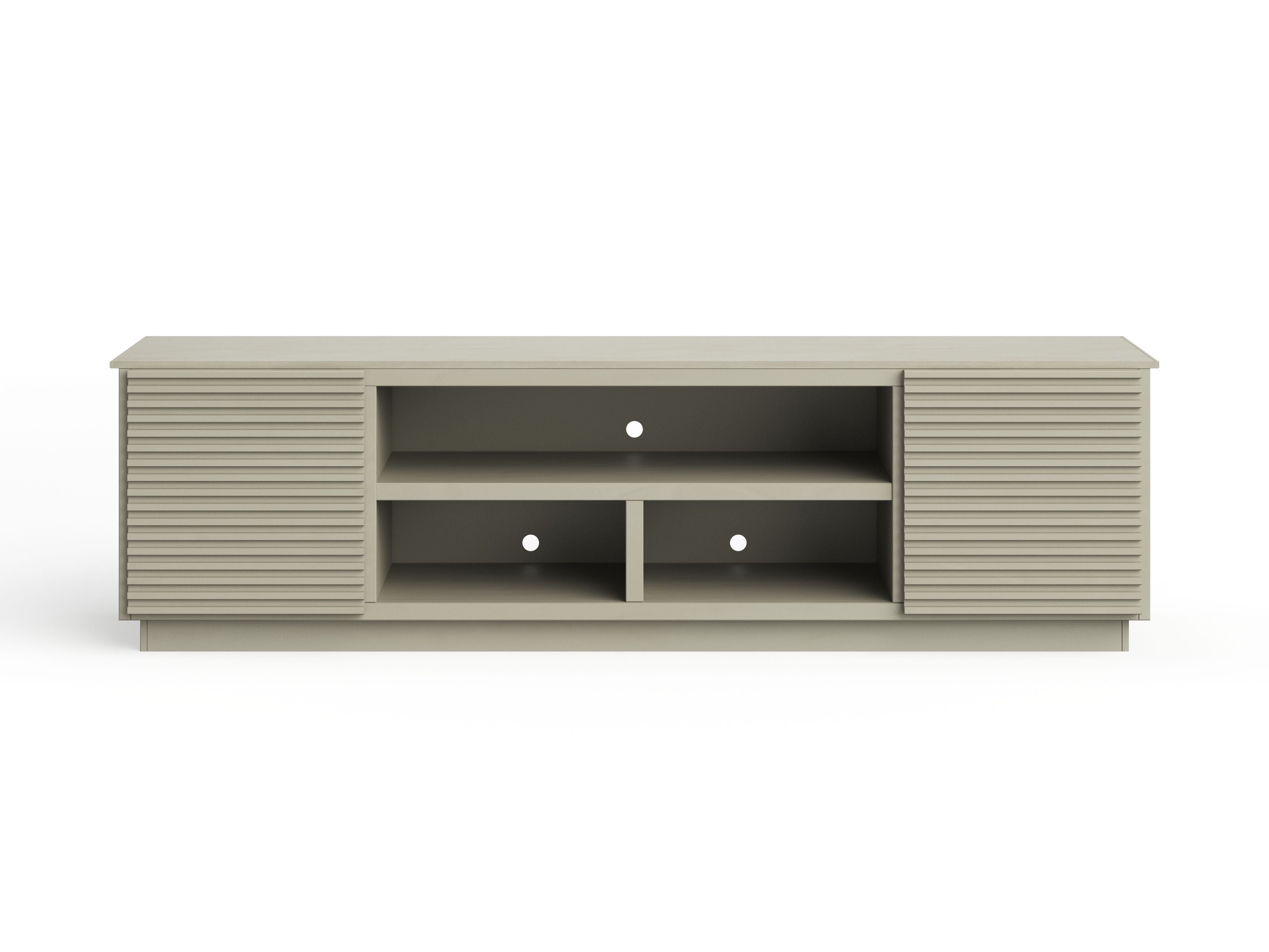 Bridgevine Home Stardust 89 inch TV Stand for TVs up to 100 inches, No Assembly Required, Sandstone Finish