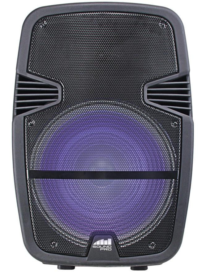 Naxa Portable 15'' Bluetooth Party Speaker With Disco Lights