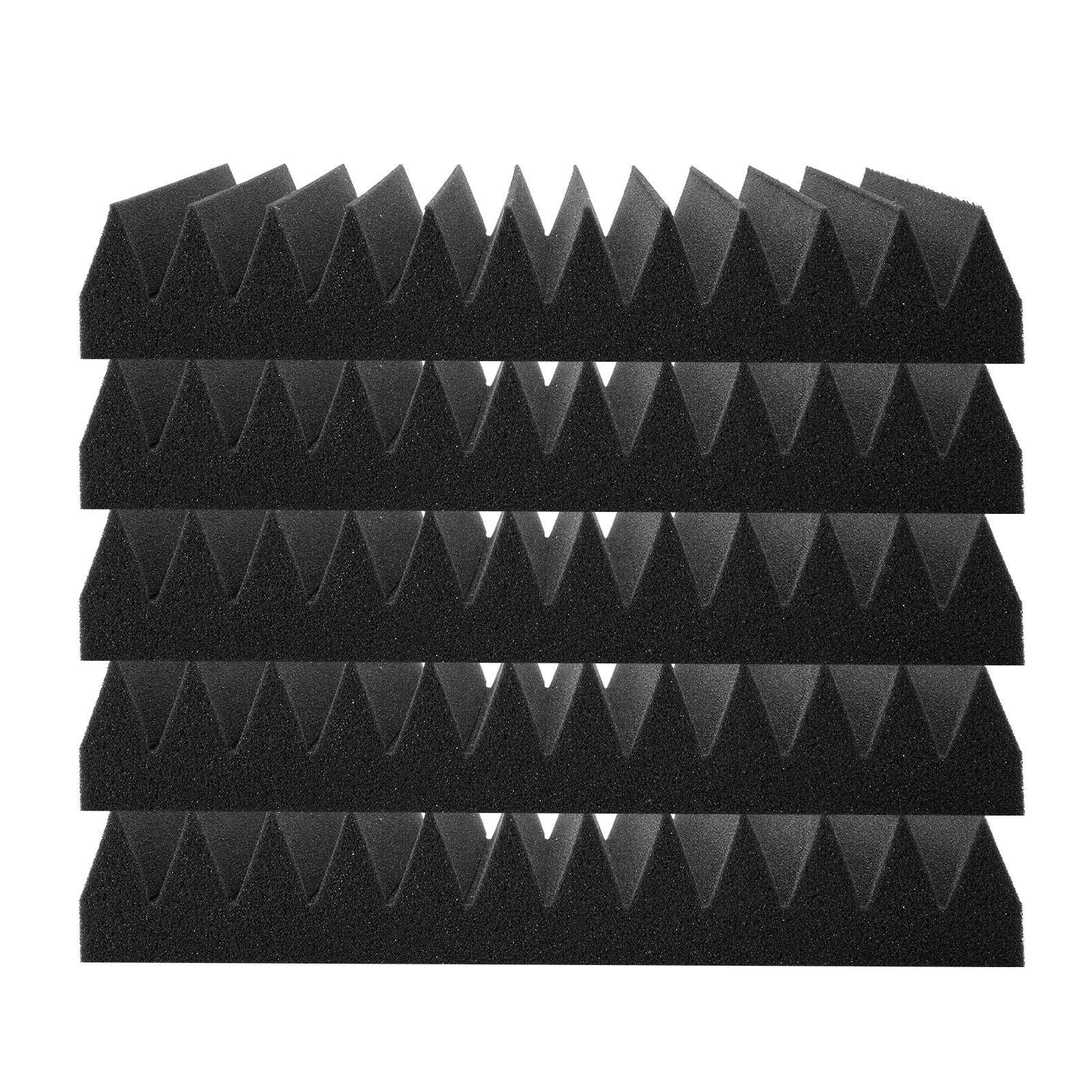 Vevor Acoustic Foam Panels 50 Pack 12 X 12 X 2 In For Studio Wall And Ceiling