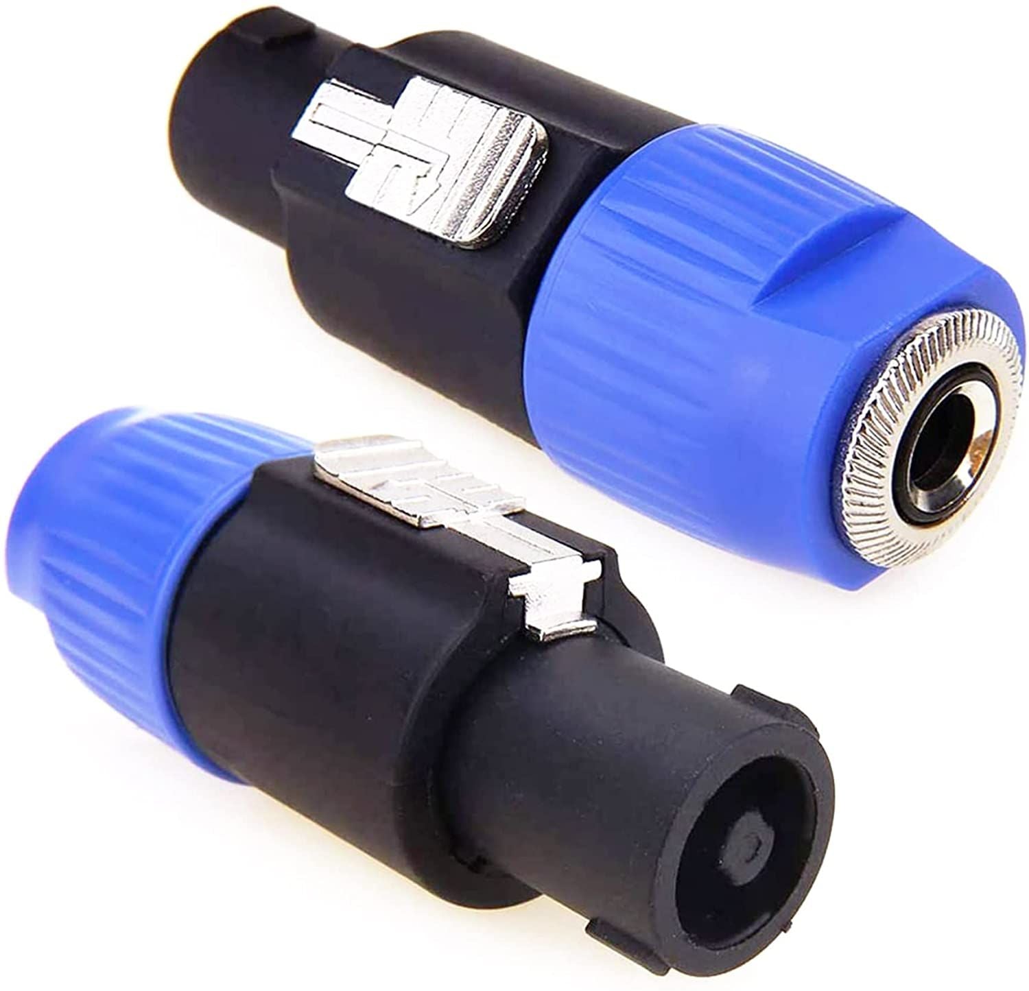 Speakon to 1/4 Adapter Connector, Upgraded 1/4 Female to Male Connectors Speaker/Amplifier/Mixer (Speakon to 1/4 Adapter) 1 Piec