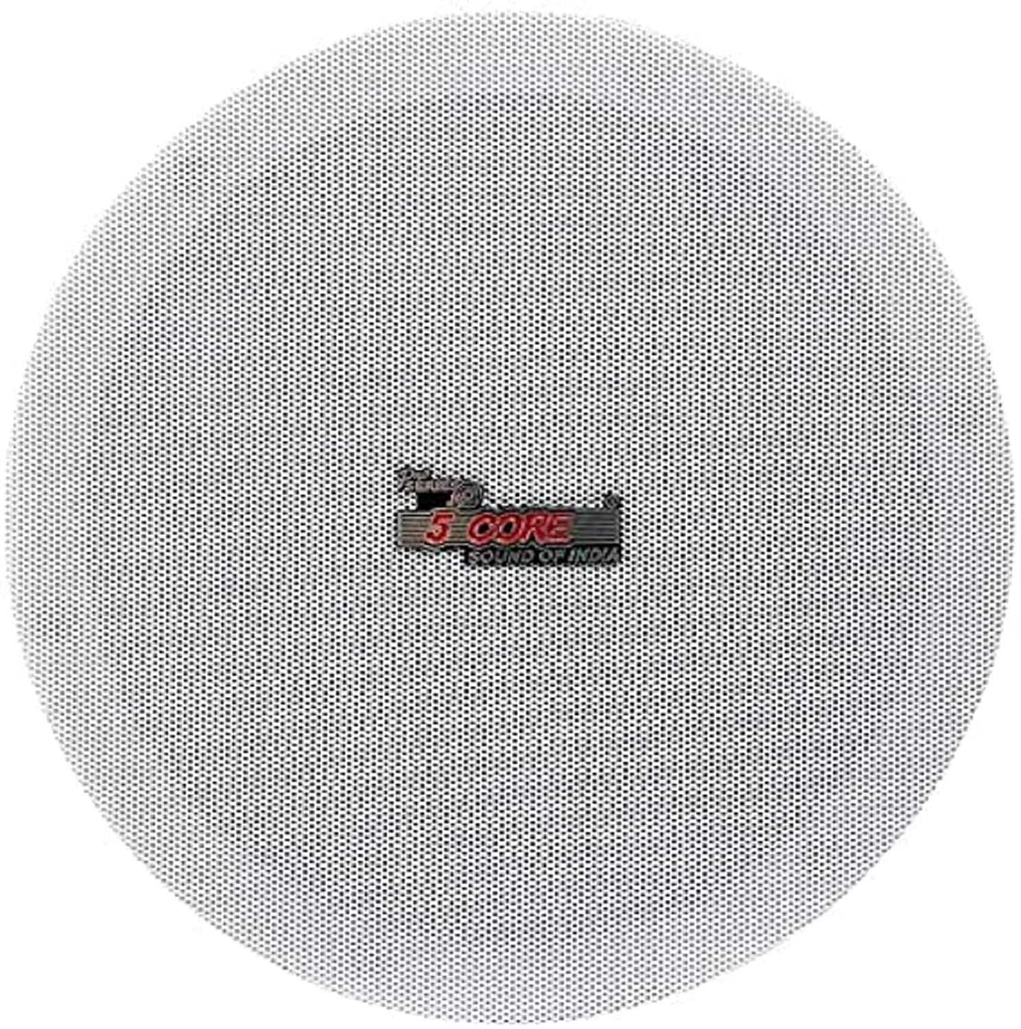 Outdoor Speaker Wired Waterproof System Ceiling Mounted Indoor Outside Patio Backyard Surround Sound Home Exterior 5 Core Cl 6.5