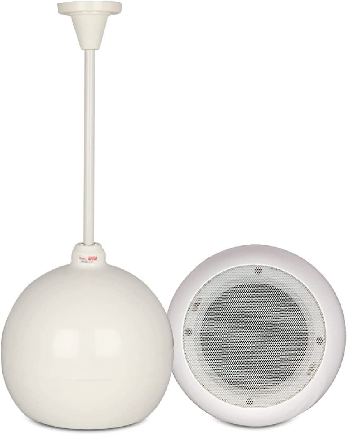 Outdoor Speaker Wired Hanging System Wall Mounted Indoor Outside Patio Backyard Surround Sound Home Exterior 5 Core Globule(D010