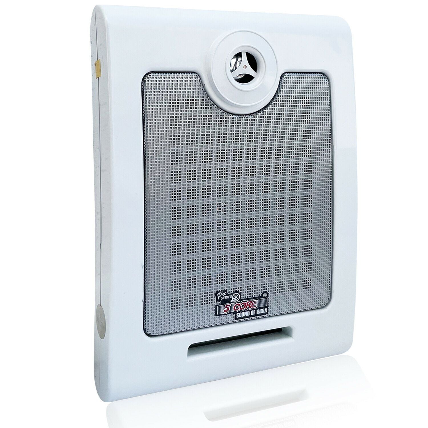 Outdoor Speaker Wired Waterproof System Wall Mounted Indoor Outside Patio Backyard Surround Sound Home Exterior 5 Core Window(D0