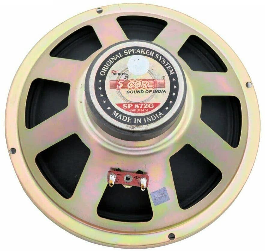 8 inch Subwoofer Replacement DJ Speaker Sub Woofer Loudspeaker Wide Full Range Loud Black 5 Core SP 872 GRatings(D0102HX6YXJ.)
