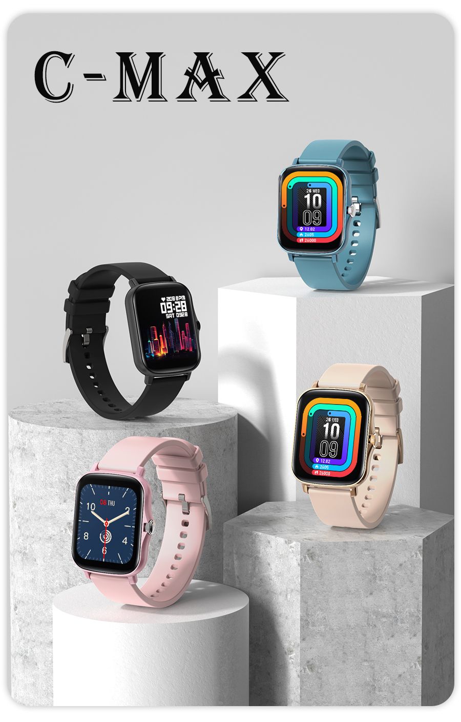 C-MAX - Chrono-Max SmartWatch(D0102HXM38P.)
