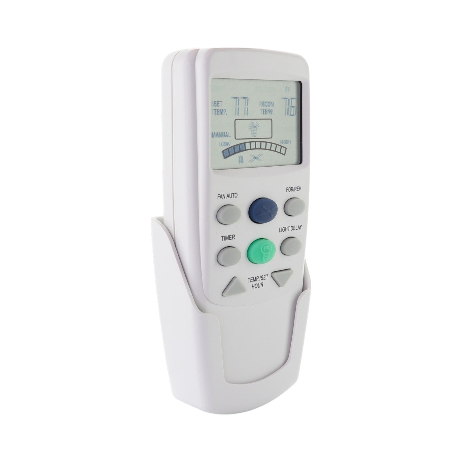 Anderic Substitute for Hampton Bay FAN25T Thermostatic Ceiling Fan Remote Control [FAN9TR]
