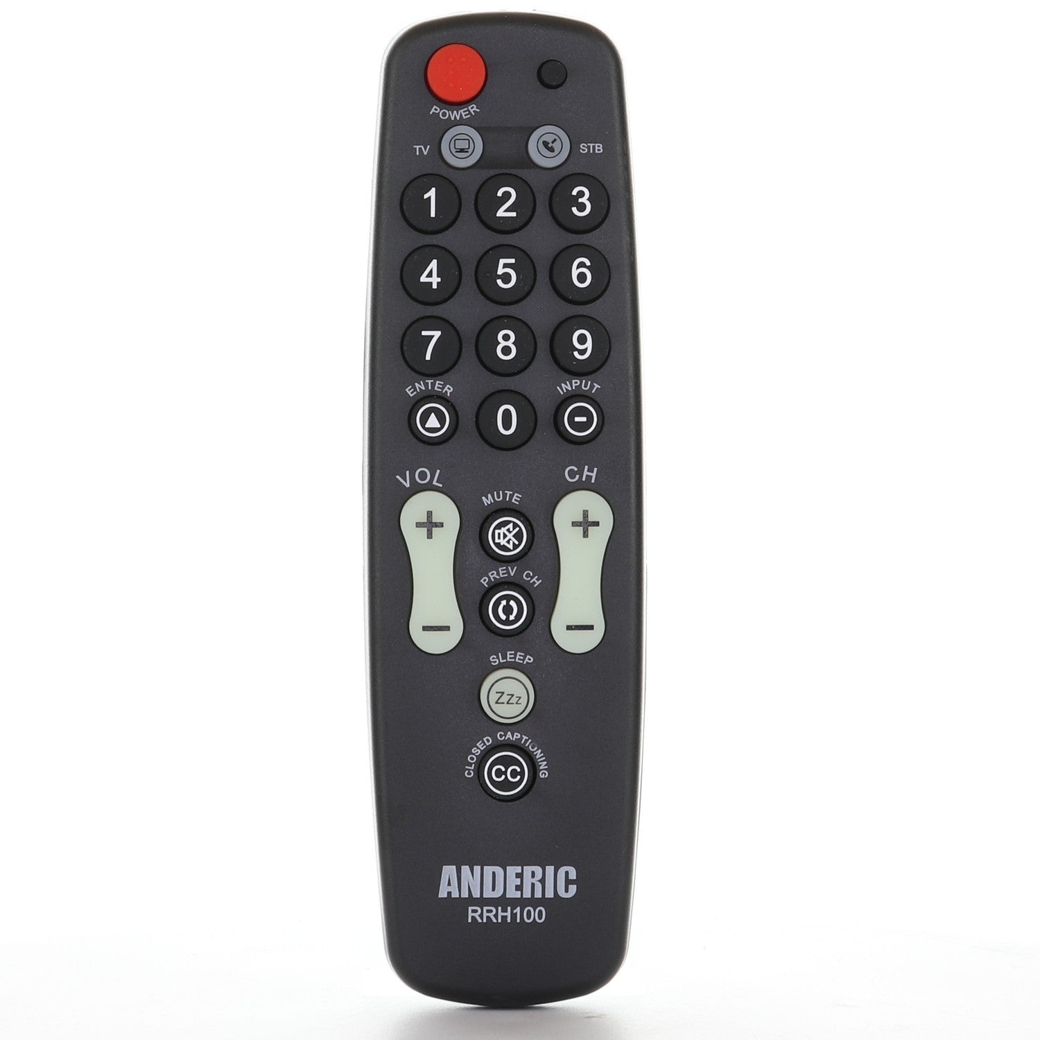 Anderic Substitute for xfinity RC2392101/03B Cable Remote Control [RRH100]