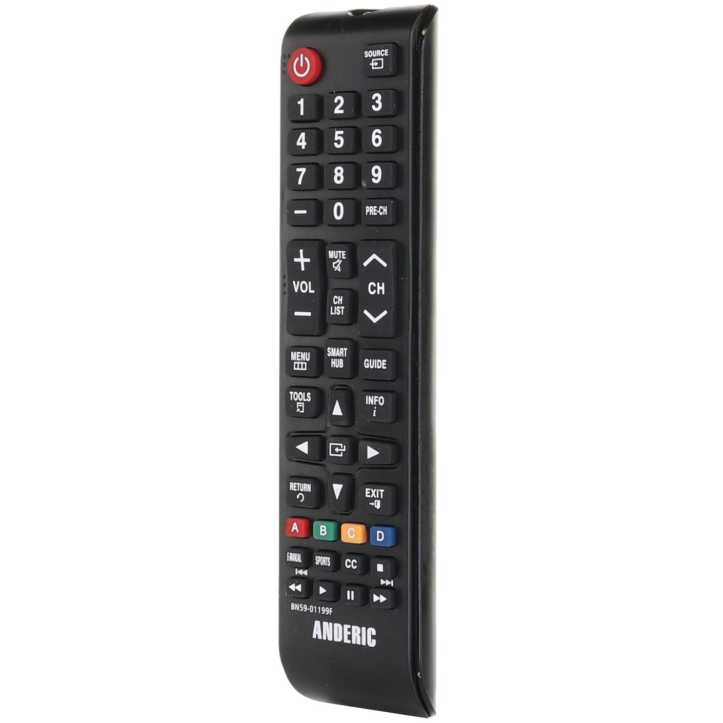 Anderic Substitute For Samsung BN59-01175N TV Remote Control - BN5901175N [BN5901199F]