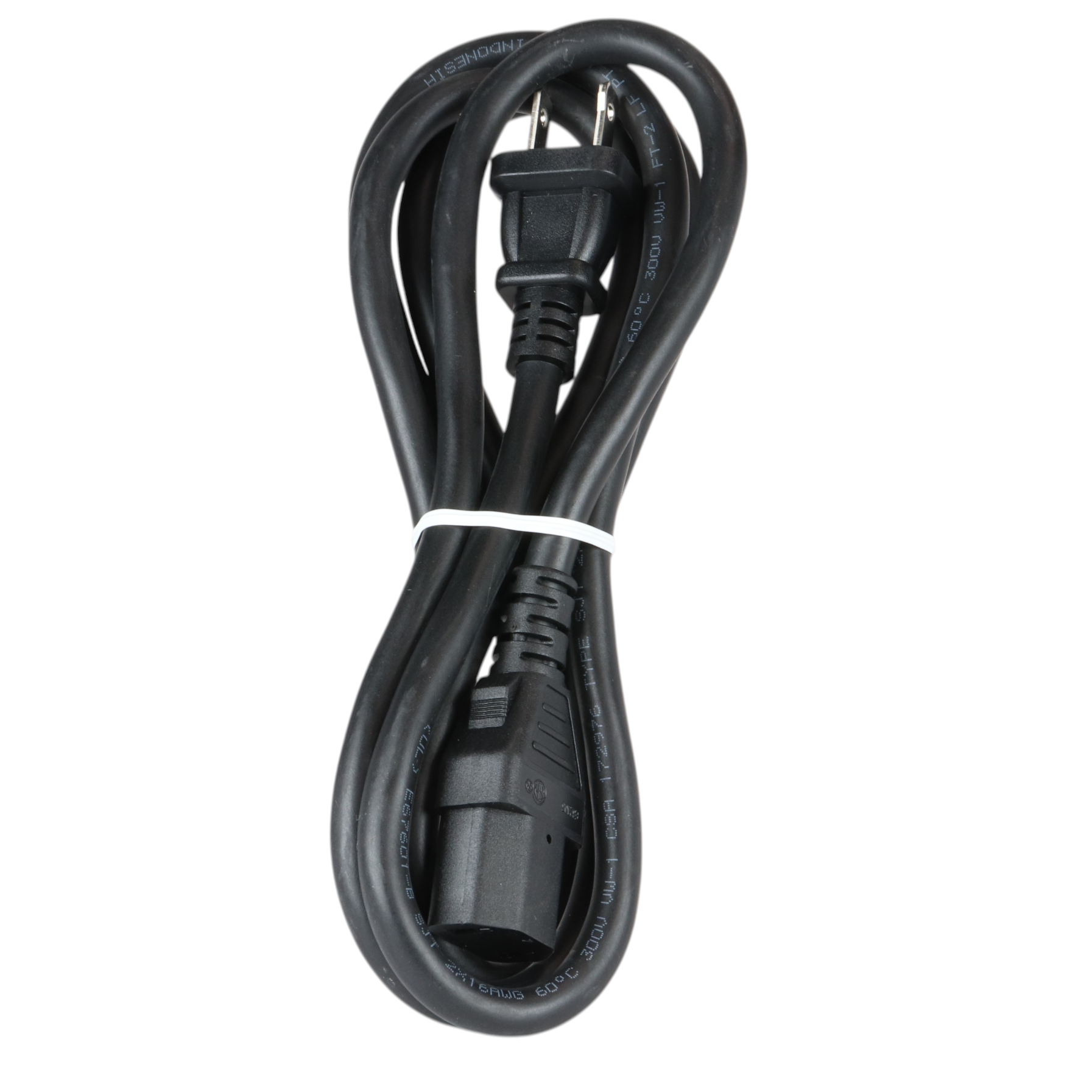 Denon AC Power Cable Cord | 6 ft | 2-Prong Female to 2-Prong Male | 125V 13A 16AWG - 943611501140S - 6 Feet