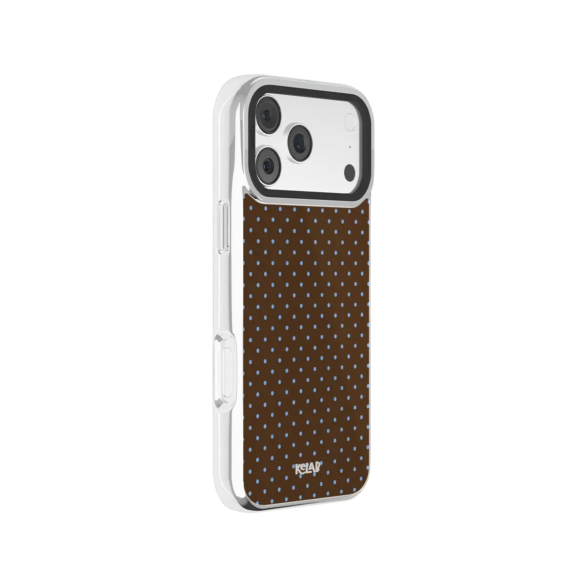 Blueberry Espresso | Brown Polka Dot iPhone Case