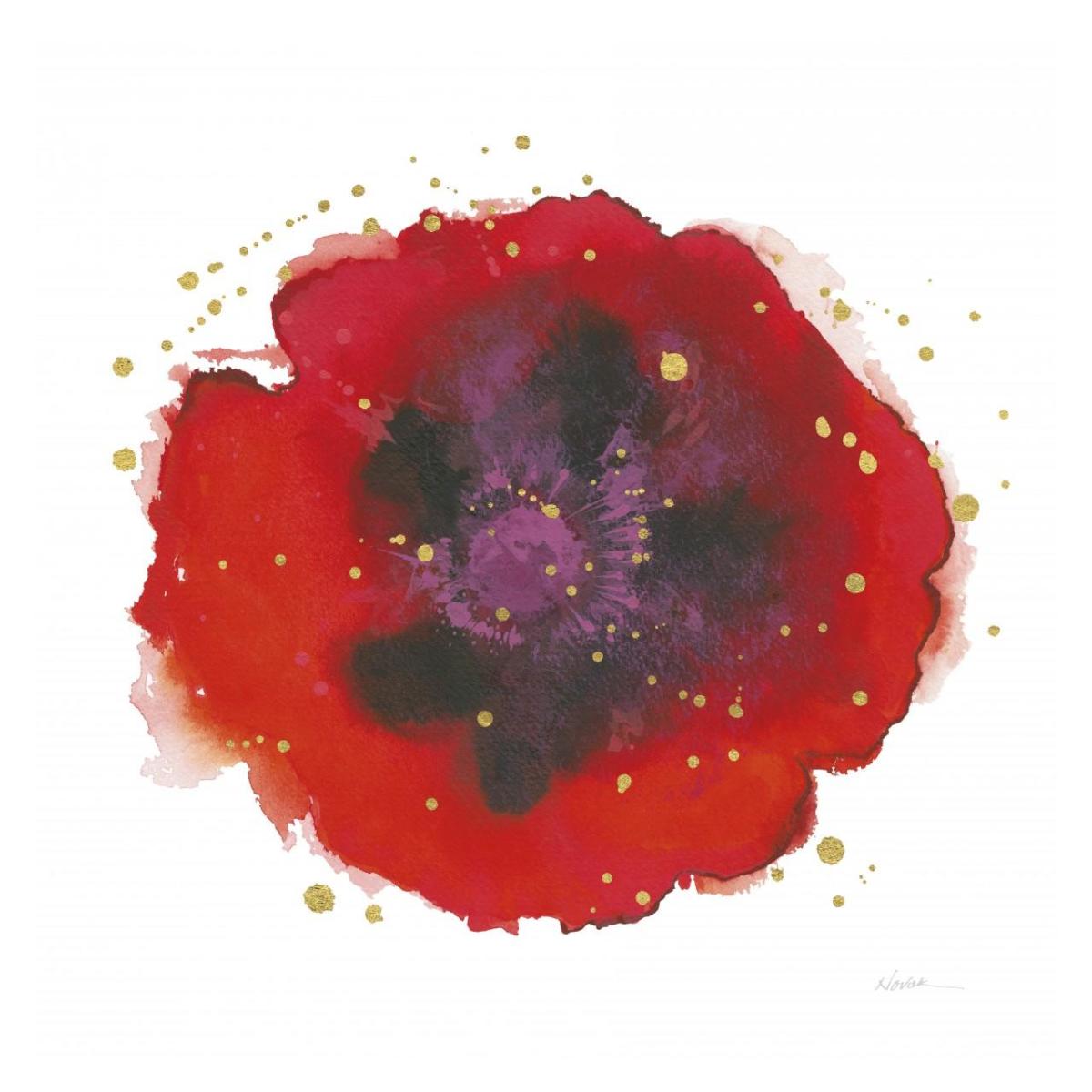 Splash IV with Gold Paper Art32 inchx32 inch