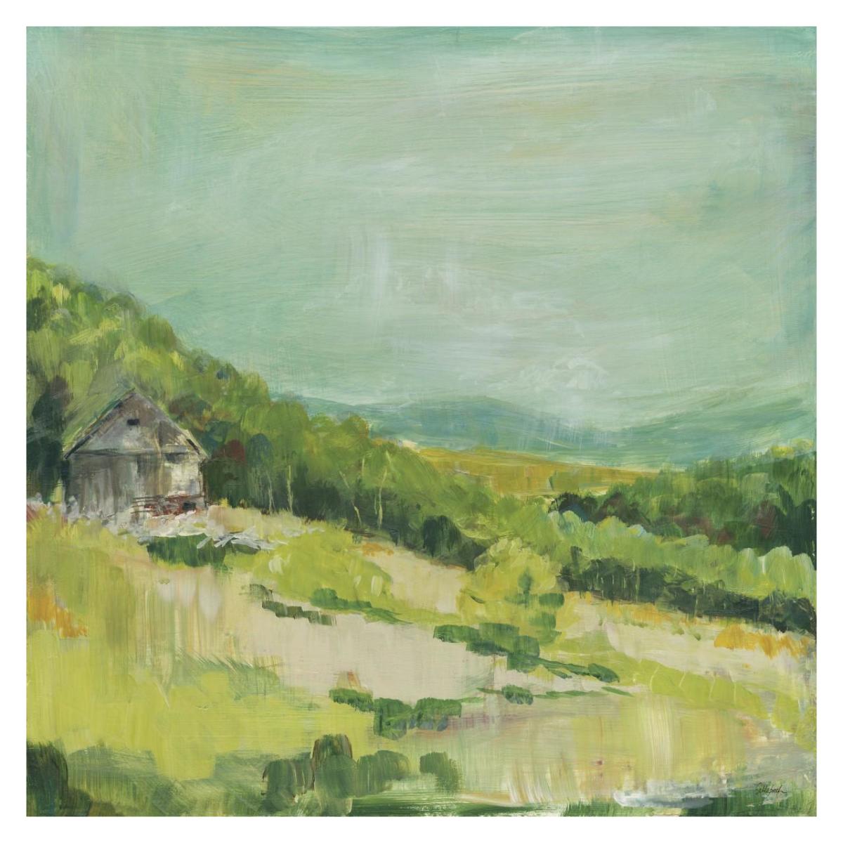 Upper Fields Paper Art32 inchx32 inch