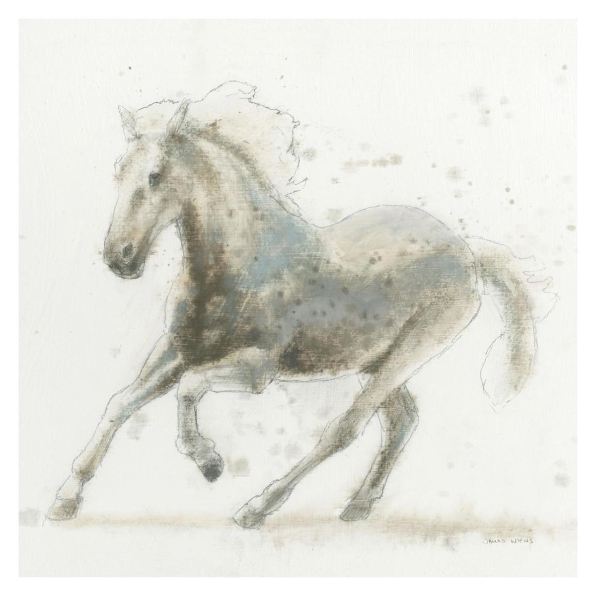 Stallion II Paper Art32 inchx32 inch