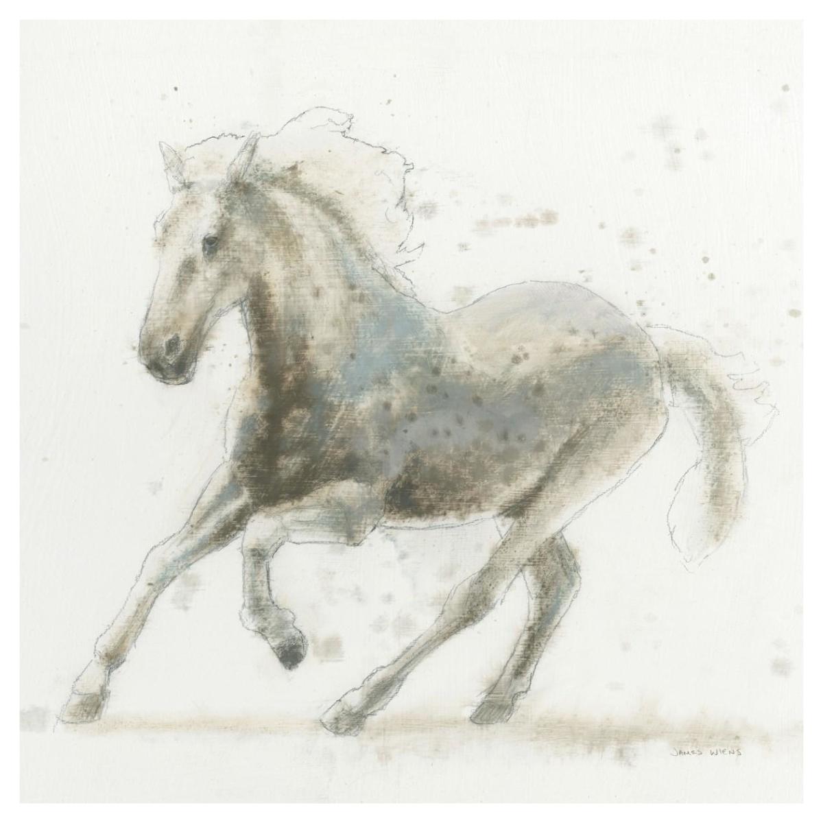 Stallion II Paper Art42 inchx42 inch