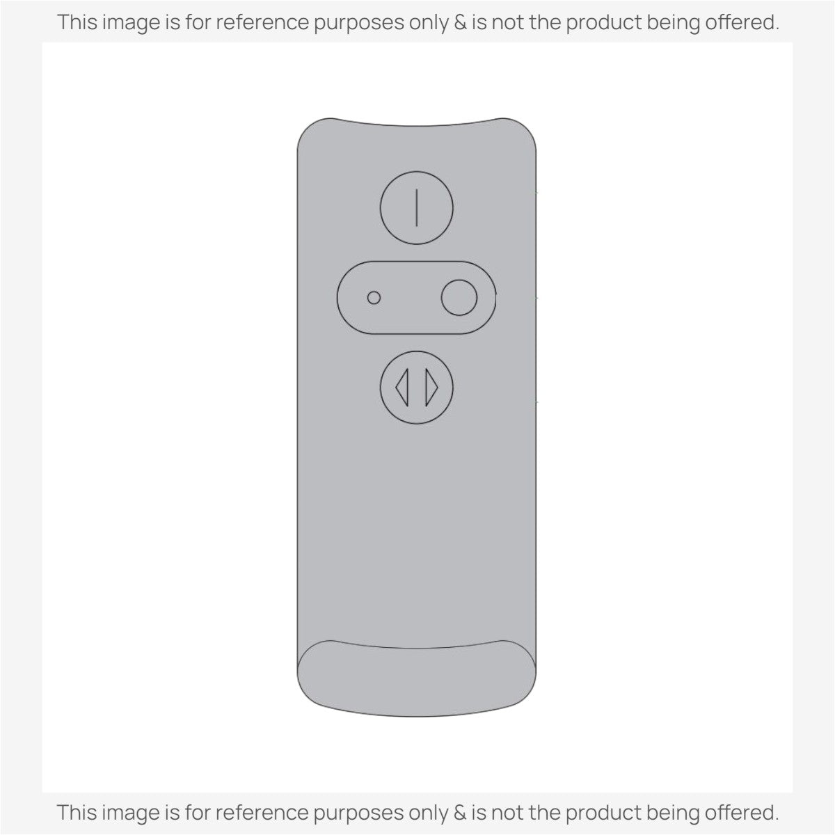 Substitute for Dyson AM02 Tower Floor-Standing Bladeless Fan Remote Control [RRDYS01.2]