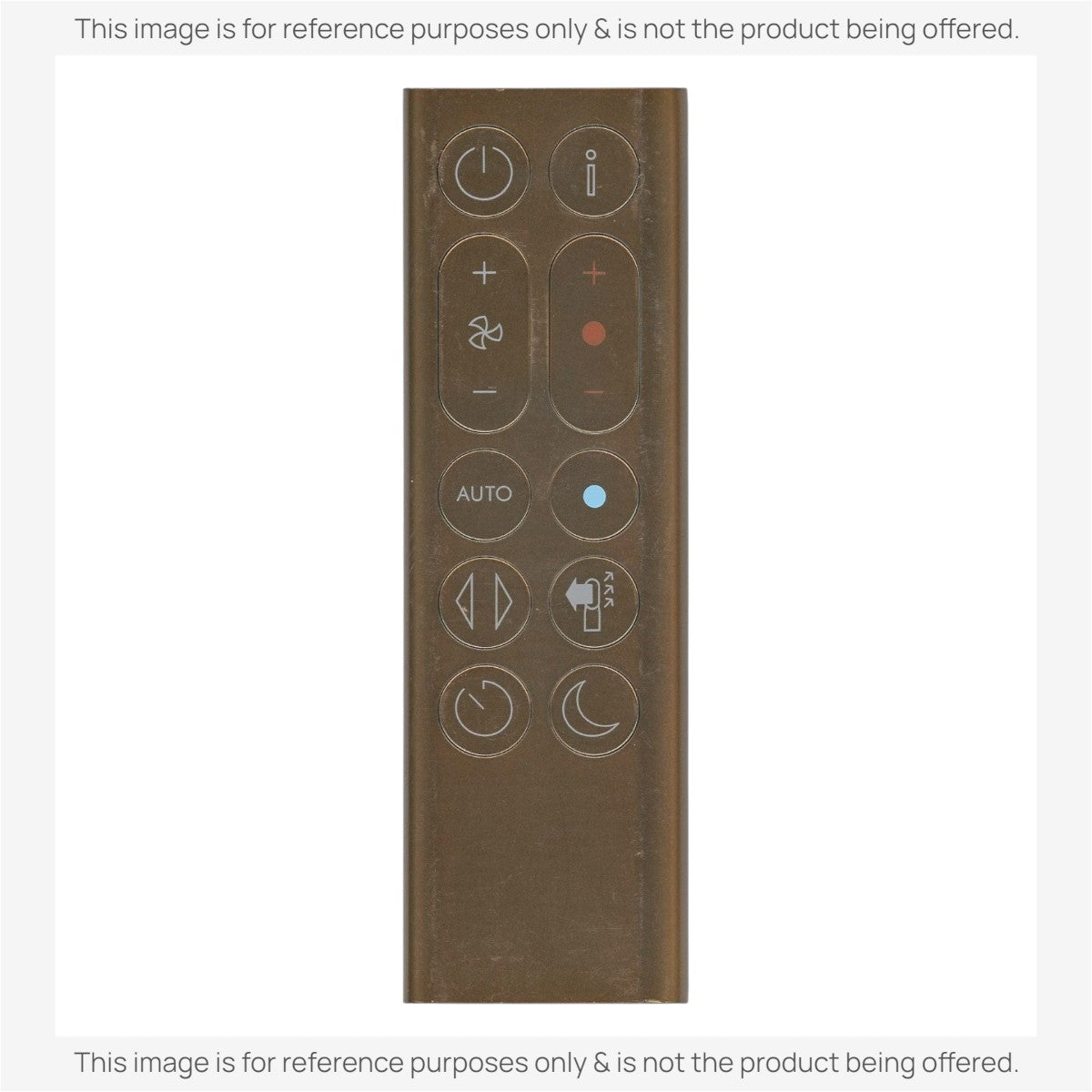 Substitute for Dyson HP09 / HP2 / HP12 / HP06 Gold Purifier Hot Cool De-NOx Formaldehyde Fan Remote Control 969897 [RRDYS01.2]