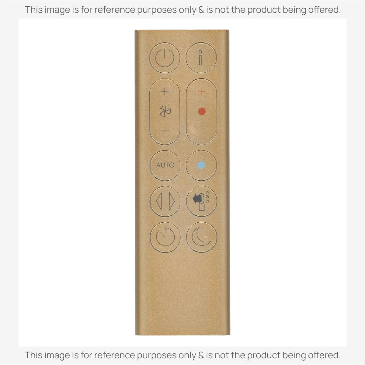 Substitute for Dyson HP09 / HP2 / HP12 / HP06 Gold Purifier Hot Cool De-NOx Formaldehyde Fan Remote Control 969897 [RRDYS01.2]