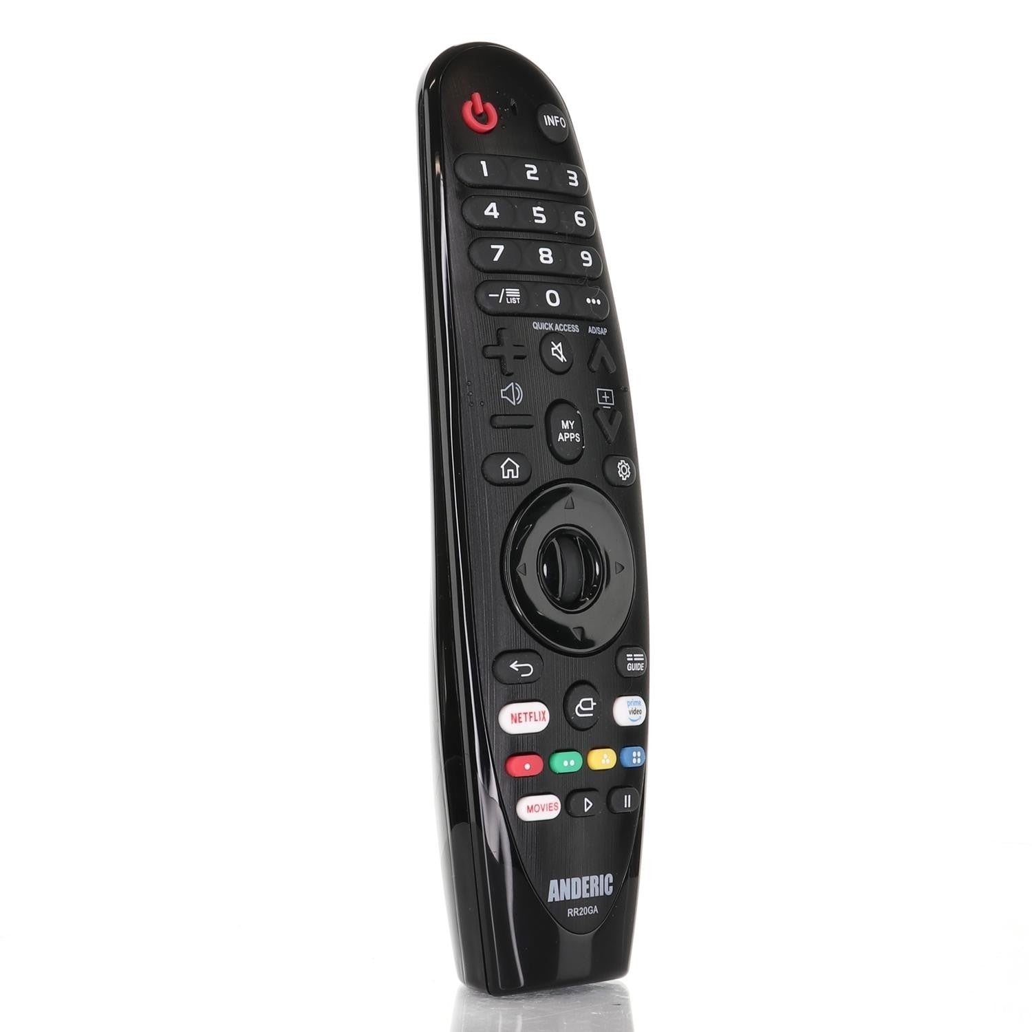 Anderic Substitute For LG AKB74495307 TV Remote Control [RR20GA, No Voice]