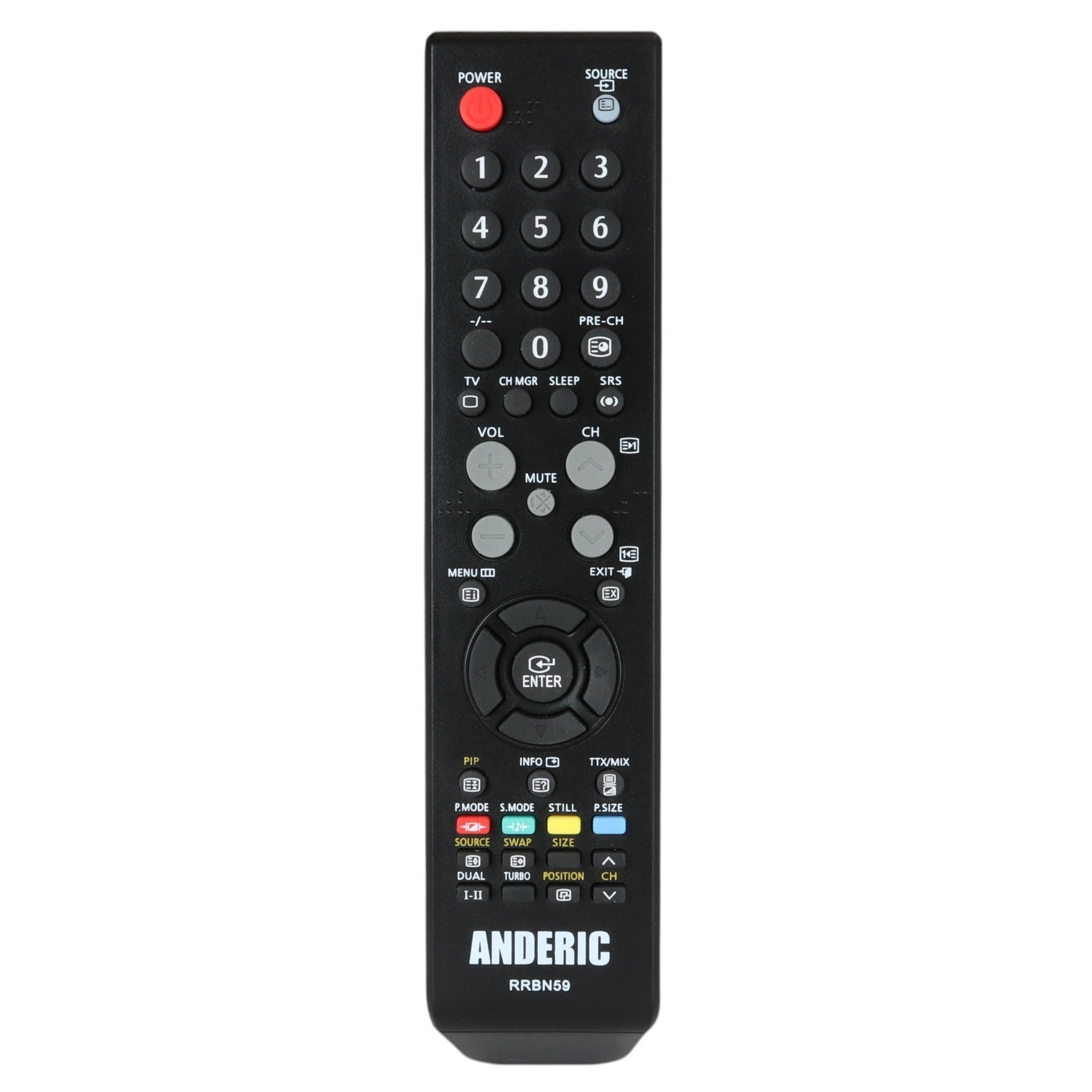Anderic Substitute For Samsung BN59-01018A TV Remote Control - BN5901018A [RRBN59]