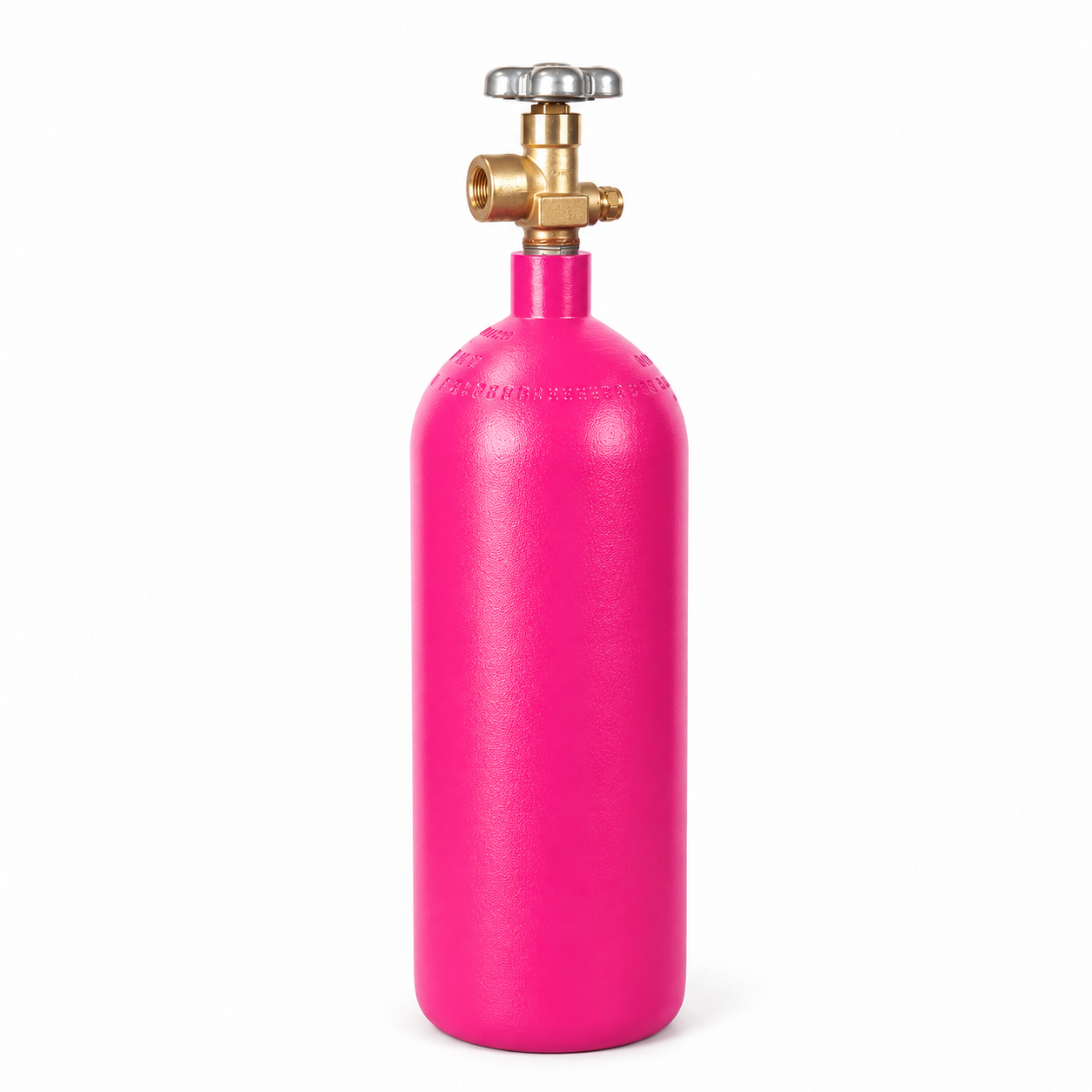 Pink Small Argon Tank Pre-Filled for Permanent Jewelry Welders 20scf