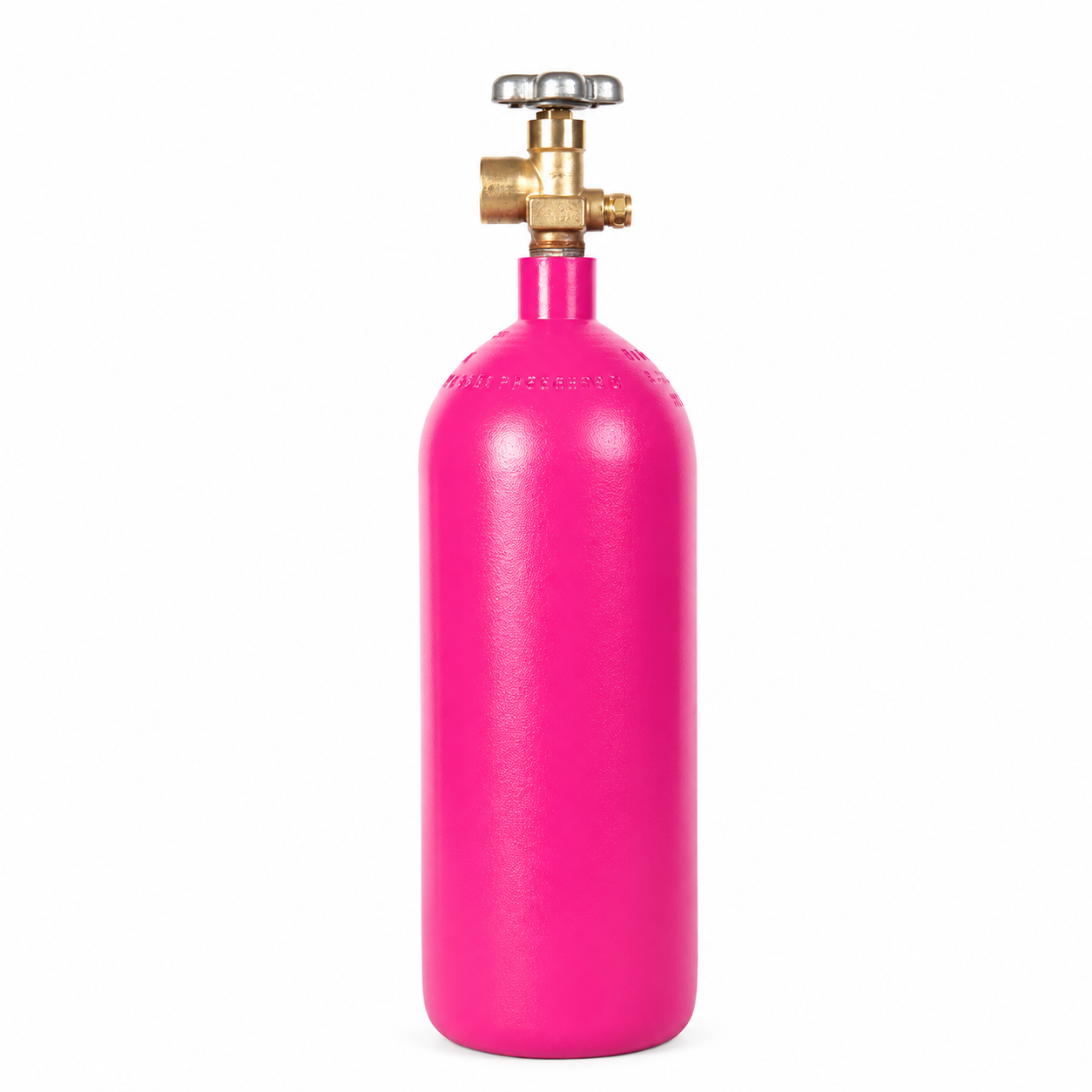 Pink Small Argon Tank Pre-Filled for Permanent Jewelry Welders 20scf