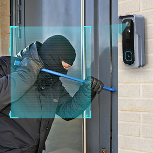***DISCONTINUED*** Silarius SIL-DOORBELL2MPBSDB 2MP, WiFi Battery Powered Smart Doorbell Camera + Chime (Outdoor IP65), Cloudedge app , includes 32GB MicroSD card