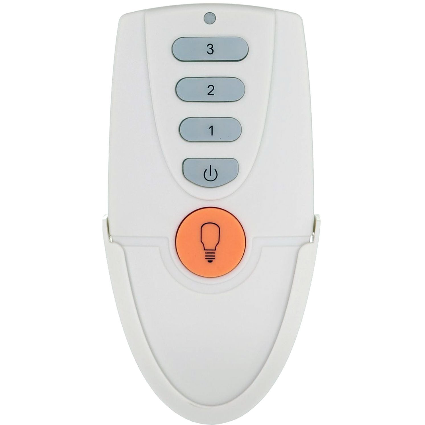 Anderic FAN51TW Replacement Ceiling Fan Remote Control for Hampton Bay and others - FAN-51T - White