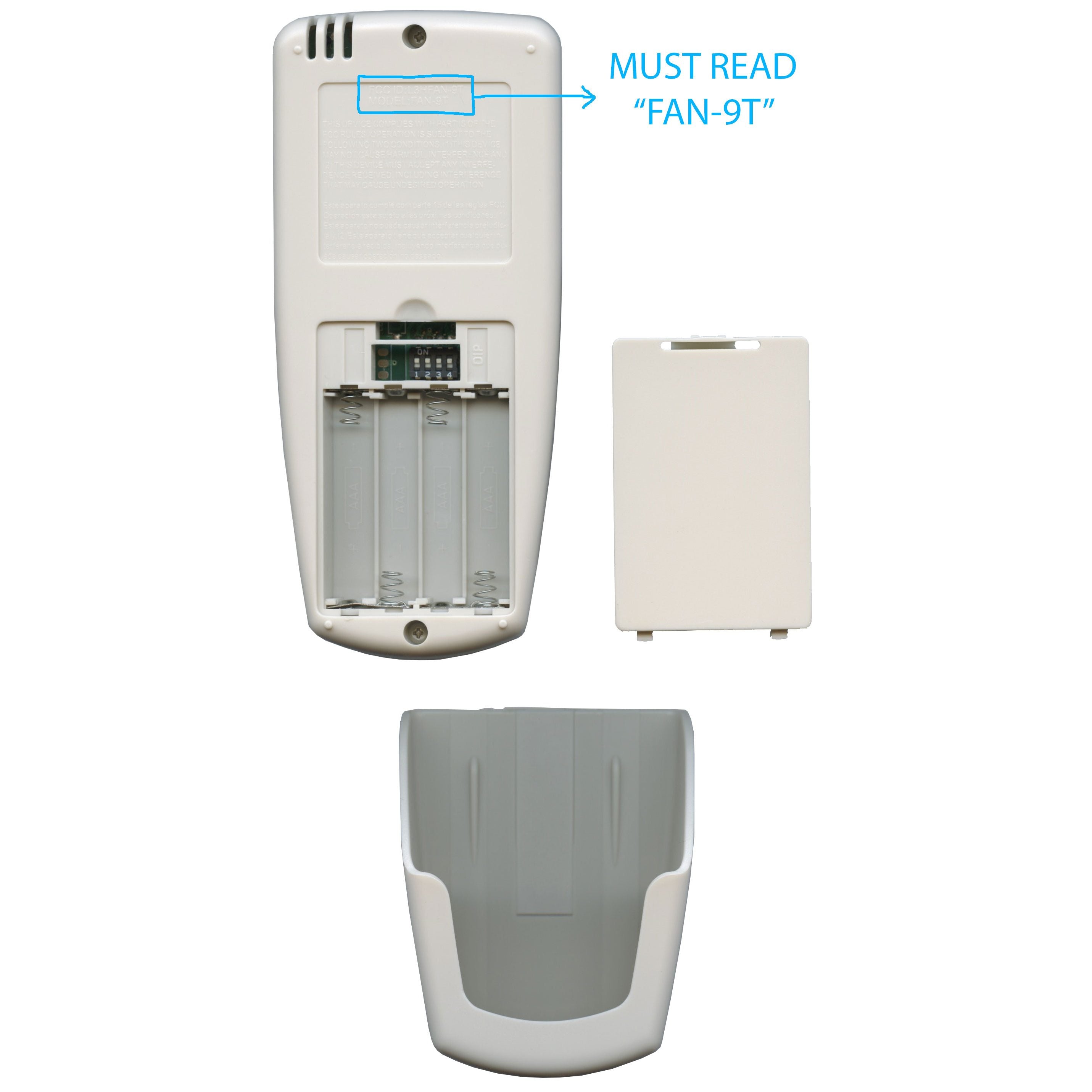 Anderic FAN9T Replacement Thermostatic Ceiling Fan Remote Control with Fan Timer Key | L3HFAN9T, FAN-9T