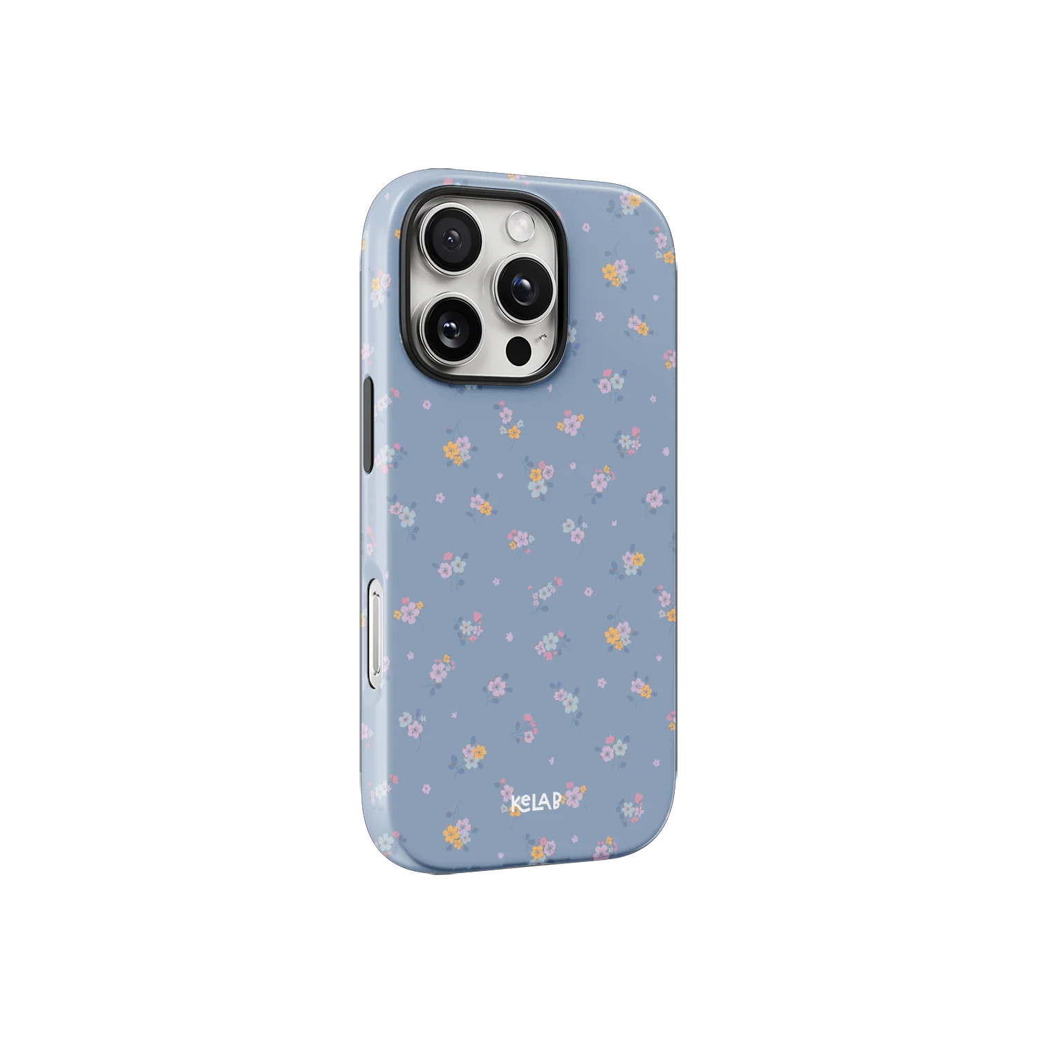 Tiny Meadow | Pastel Blue Floral Bouquet Phone Case