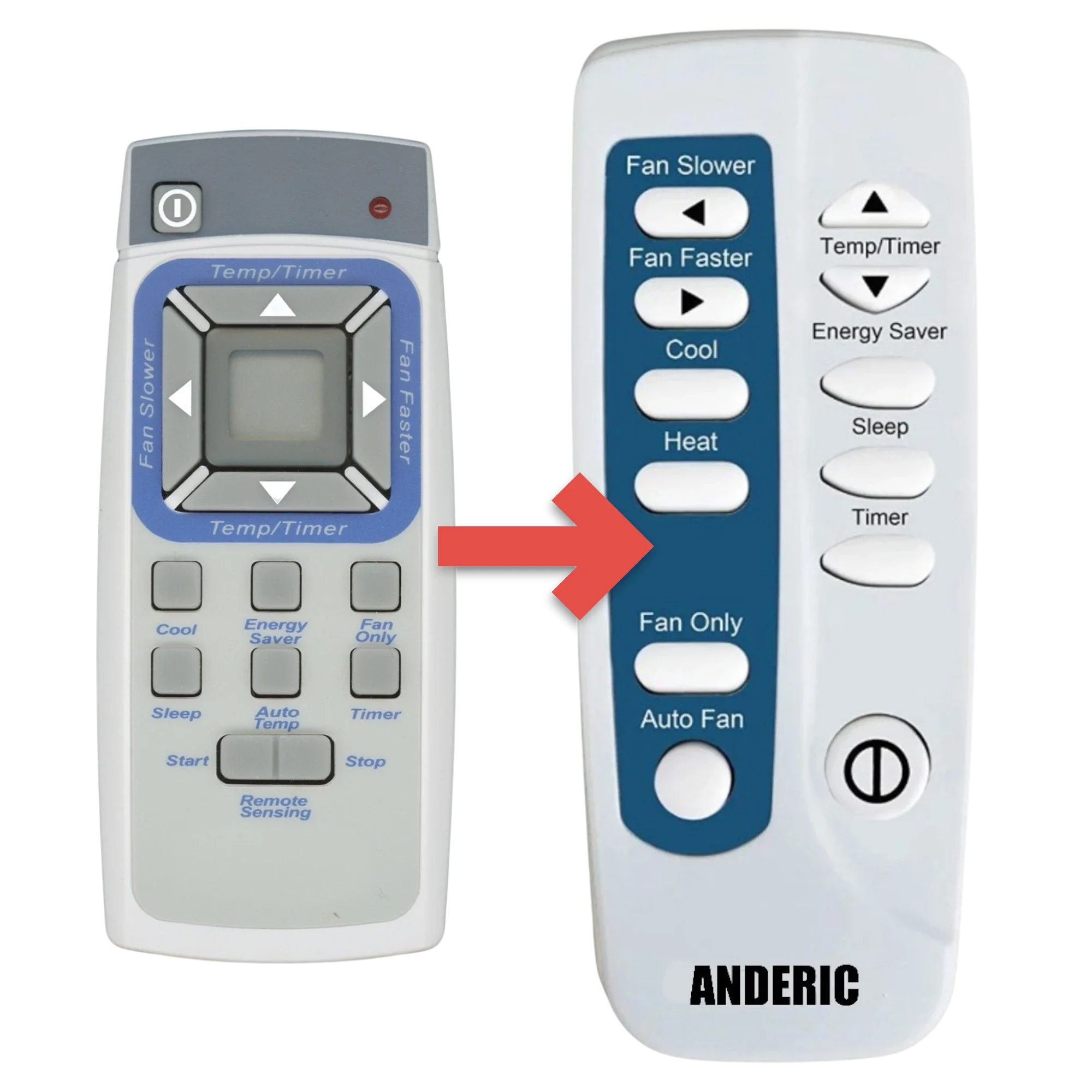 Substitute for Frigidaire 309902202 Air Conditioner Remote Control [RRFRIG01]