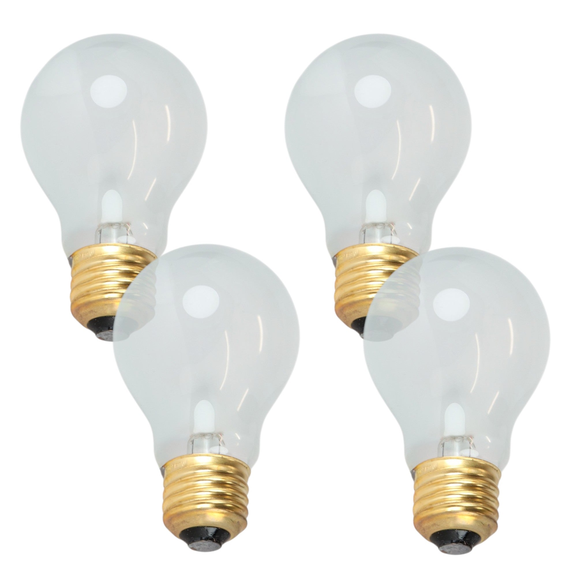 Anderic Foundation™ 60-Watt Incandescent Dimmable Light Bulb for Home Lighting - 2700K Soft White, E26 Medium Base - 4-Pack