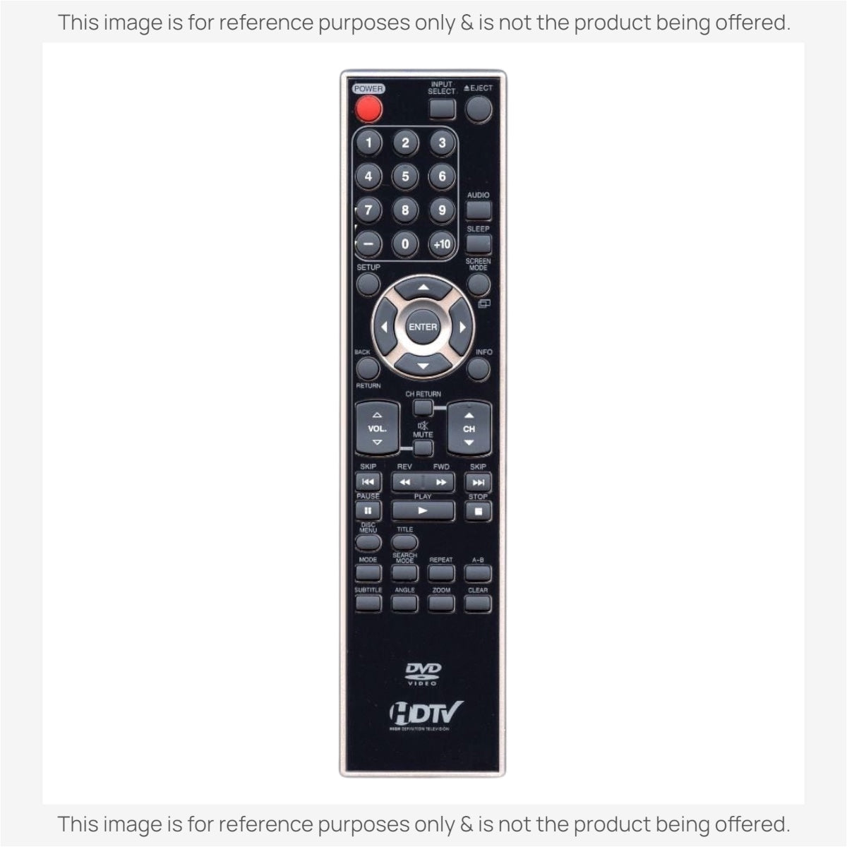 Substitute for Funai NF013UD TV/DVD Remote Control [RMD14731]