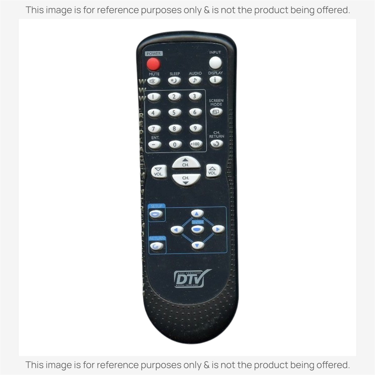 Substitute for Funai NF601UD Emerson Sylvania TV Remote Control [RMD14731]