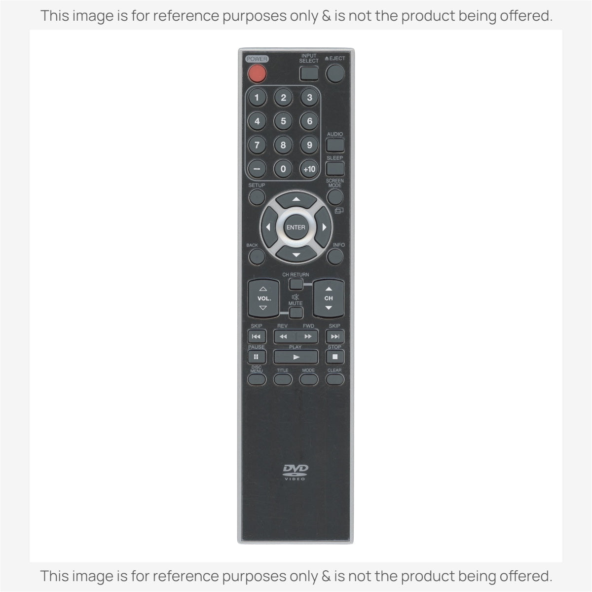 Substitute for Funai NF033UD SYLVANIA TV/DVD Remote Control [RMD14731]