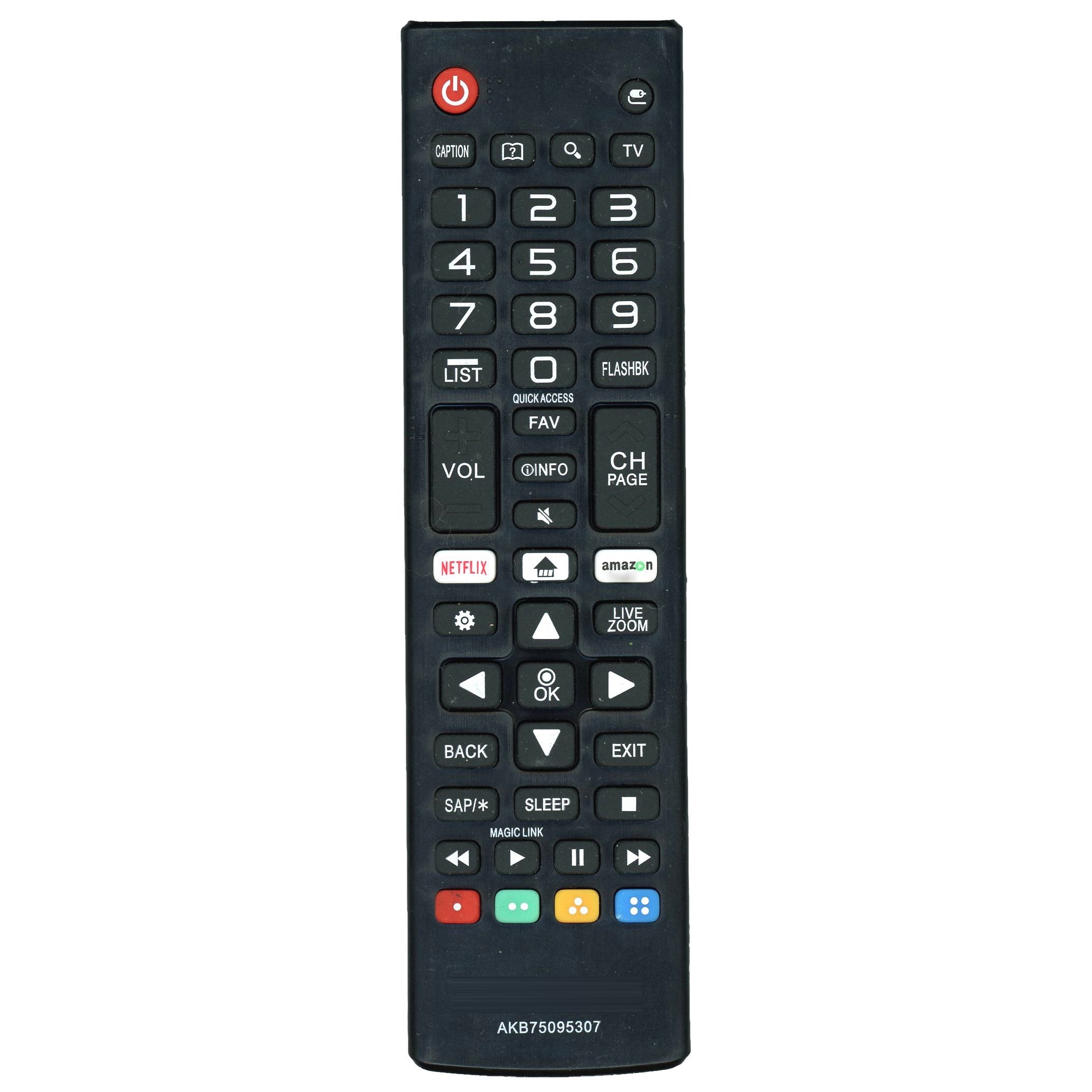 Dan's Originals Substitute for LG AKB75095307 Smart TV Remote Control with Netflix and Amazon Shortcuts [AKB76040302]