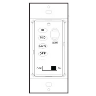 Dan's Originals FAN59T Ceiling Fan Remote Control