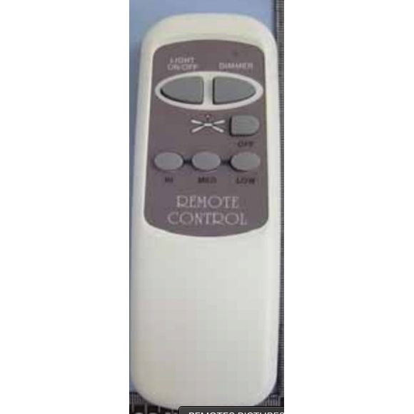 Dan's Originals KUJCE10206 Ceiling Fan Remote Control