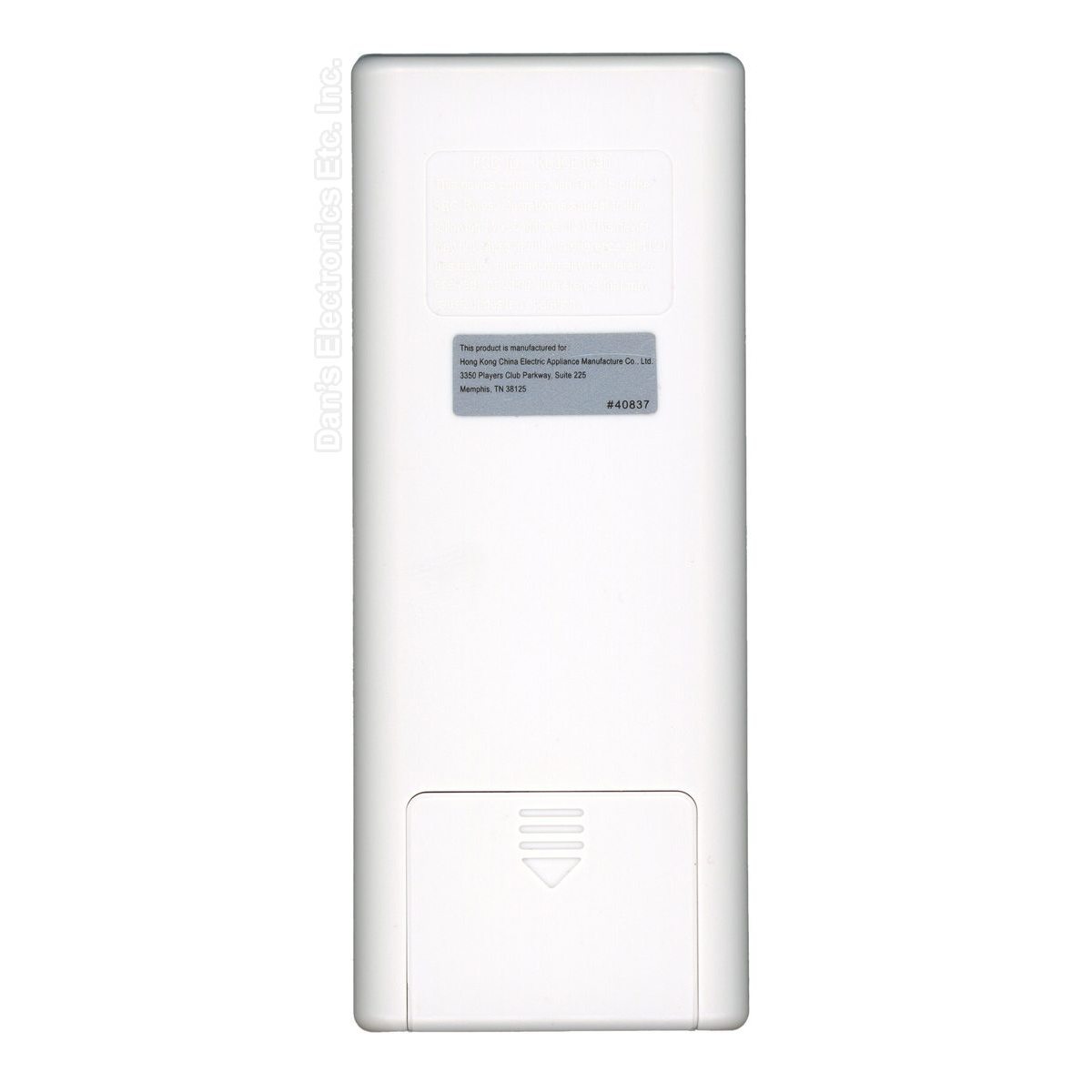 Dan's Originals TR123B KUJCE10901 304.17 Mhz Ceiling Fan Remote Control