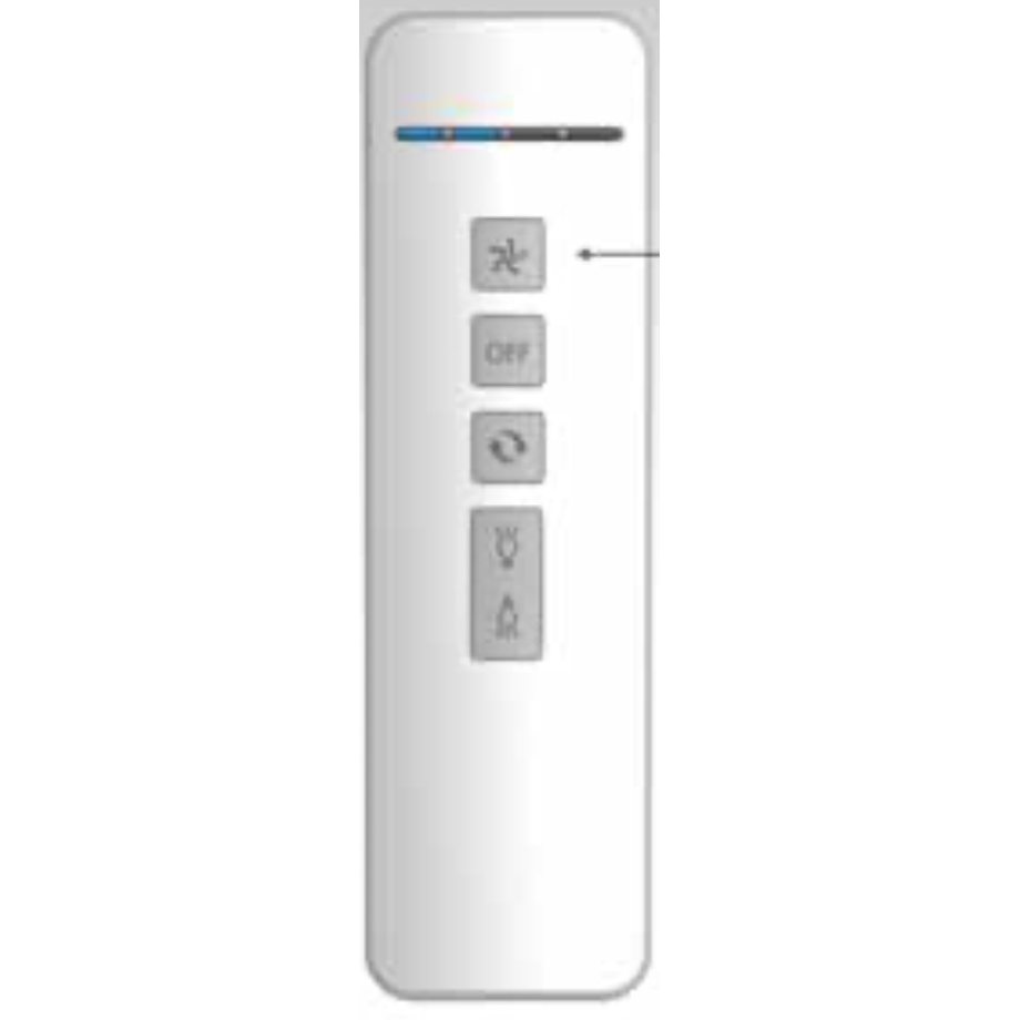 Dan's Originals UC7220T 4 Speed Ceiling Fan Remote Control