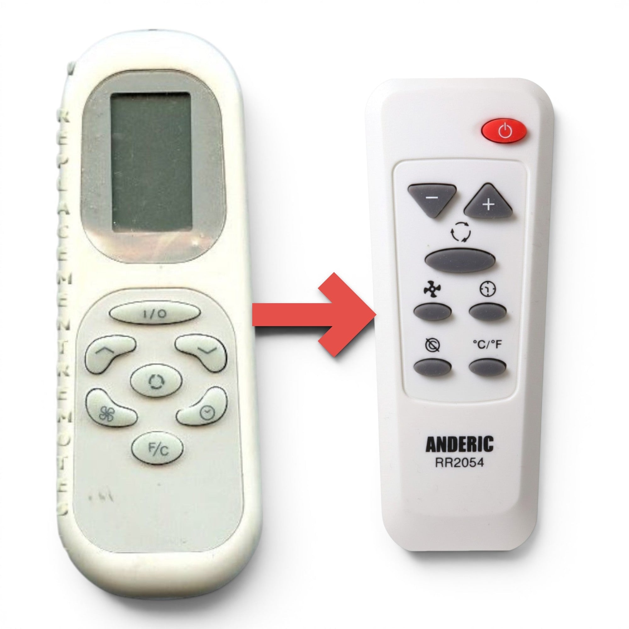 Anderic Substitute for Haier / Amana AC-5620-31 Portable Air Conditioner Remote Control [RR2054]