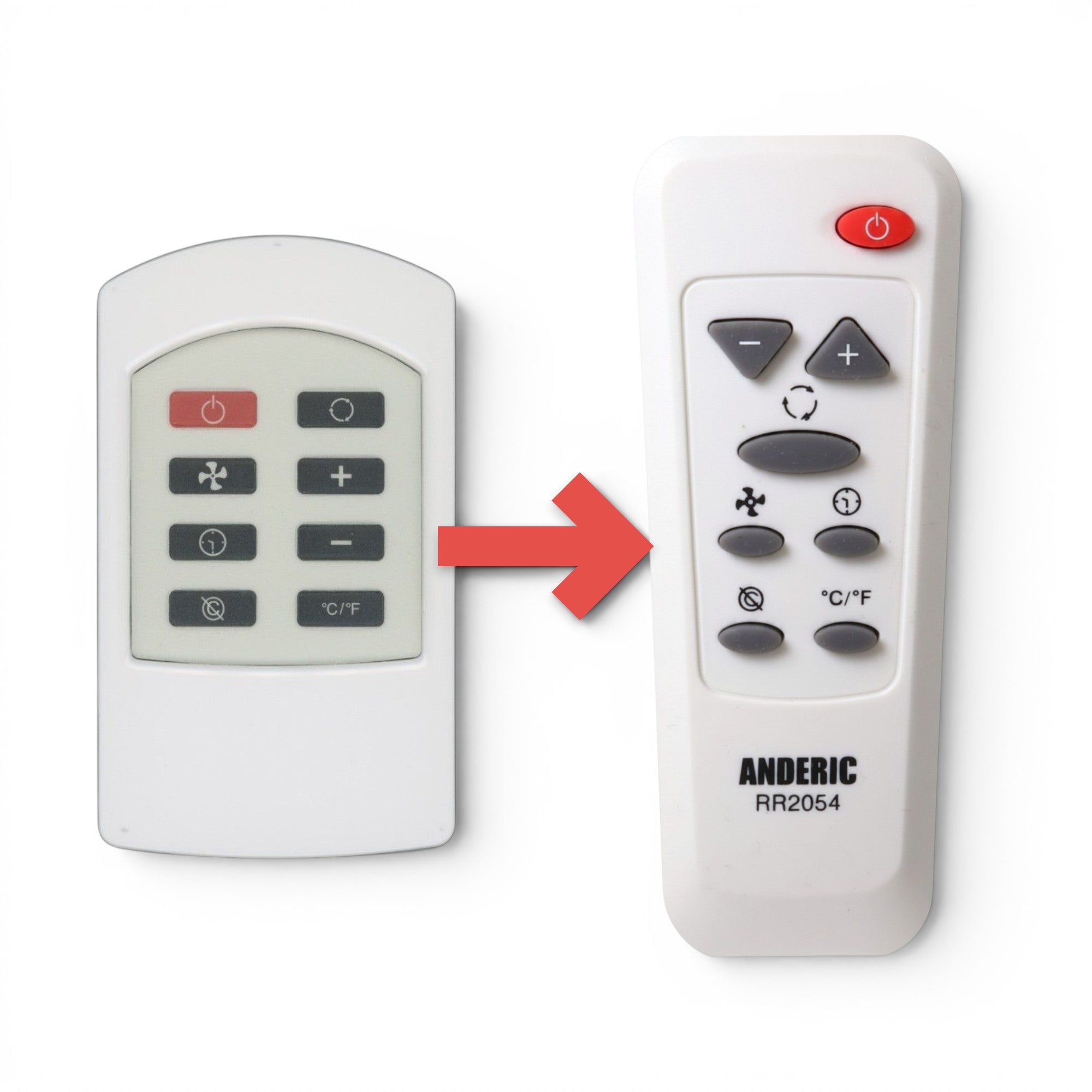 Anderic Substitute for Haier AC-5620-55 Portable Air Conditioner Remote Control [RR2054]