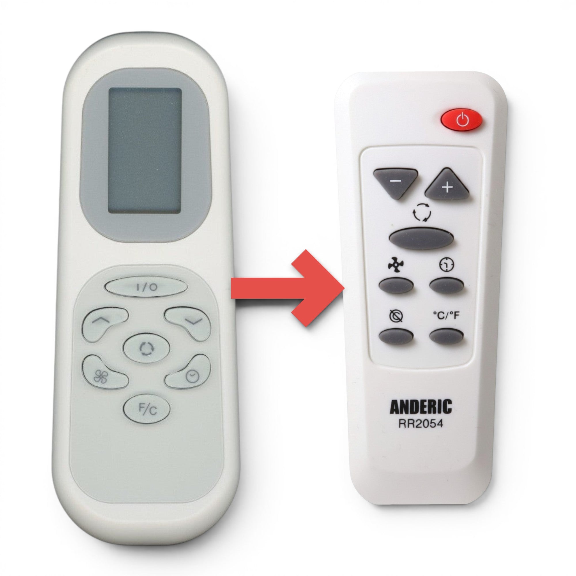 Anderic Substitute for Haier WJ26X23989 Portable Air Conditioner Remote Control [RR2054]