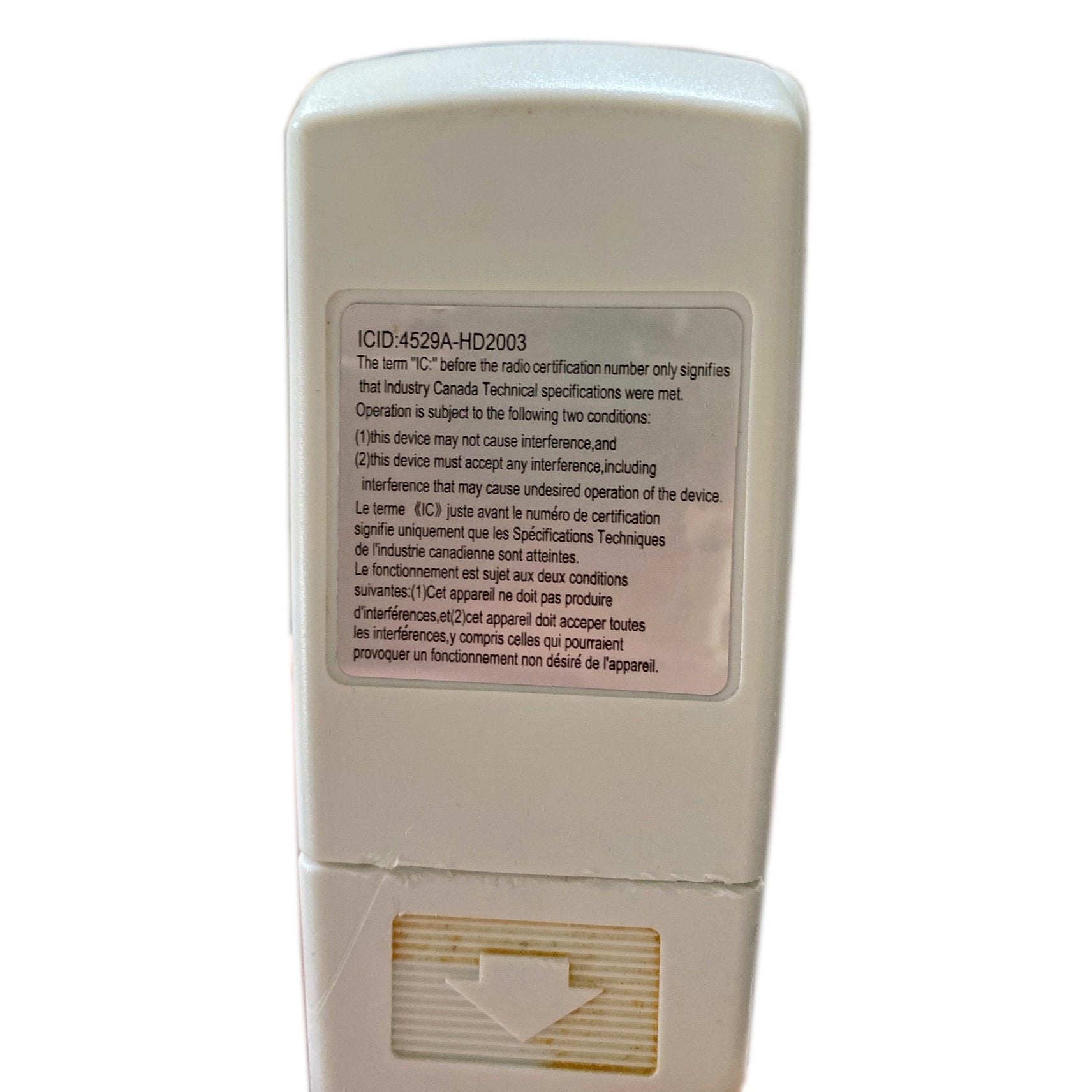 Hampton Bay 4529AHD2003 Ceiling Fan Remote Control