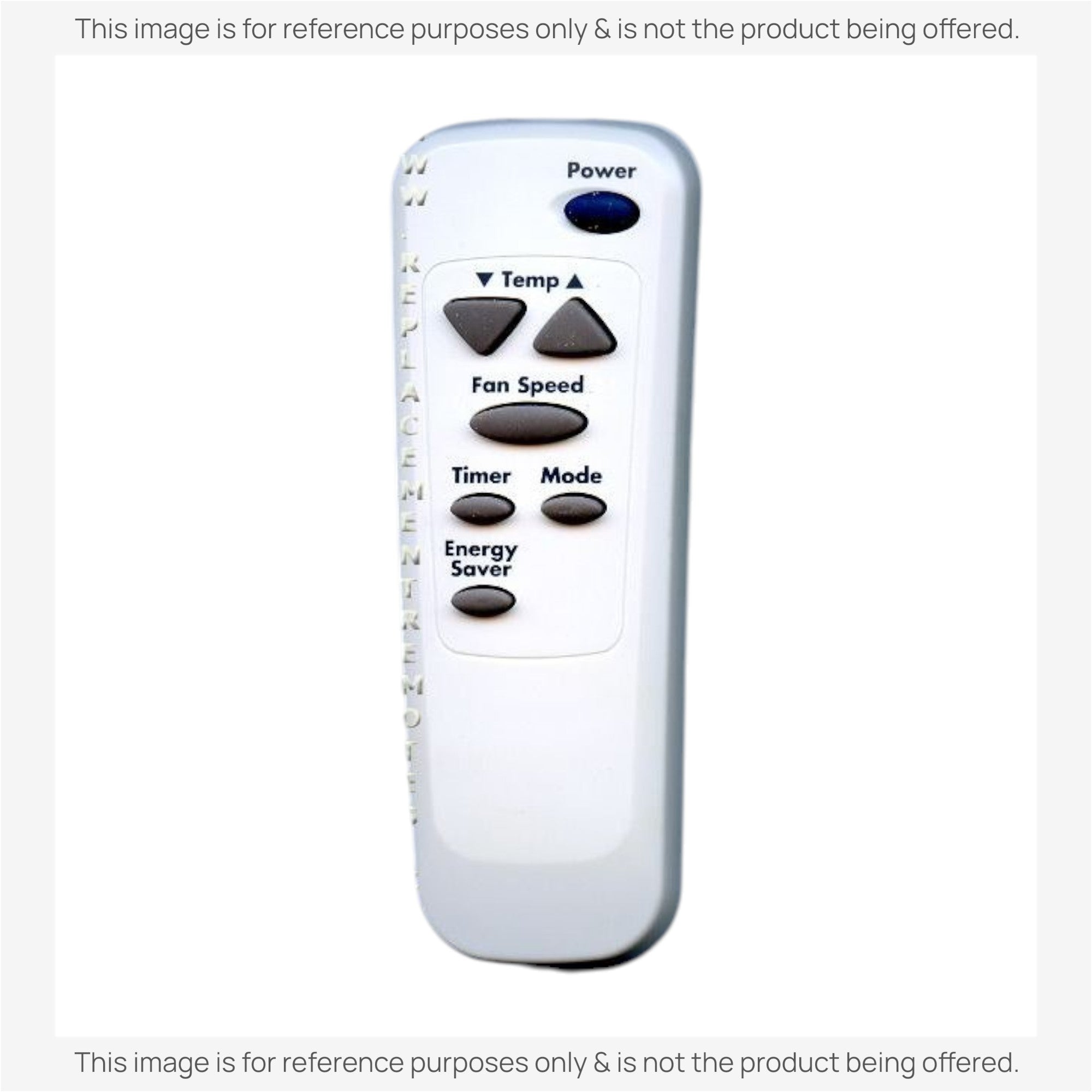 Anderic Substitute for Hampton Bay 6711A20056C Air Conditioner Remote Control [RR0035A]