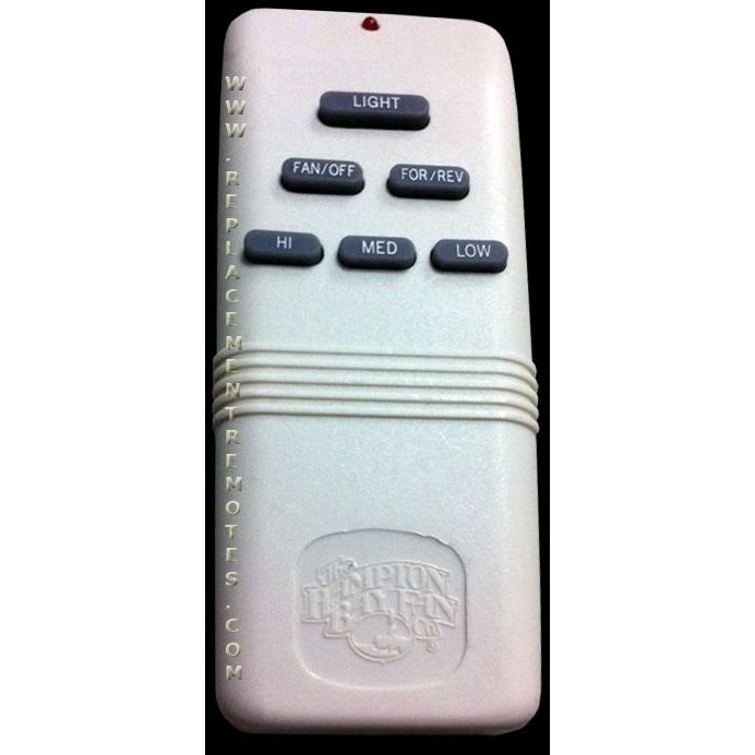 Anderic Substitute for Hampton Bay G9P2BTAUC7052T Ceiling Fan Remote Control - UC7052T [FAN28RREVKIT]